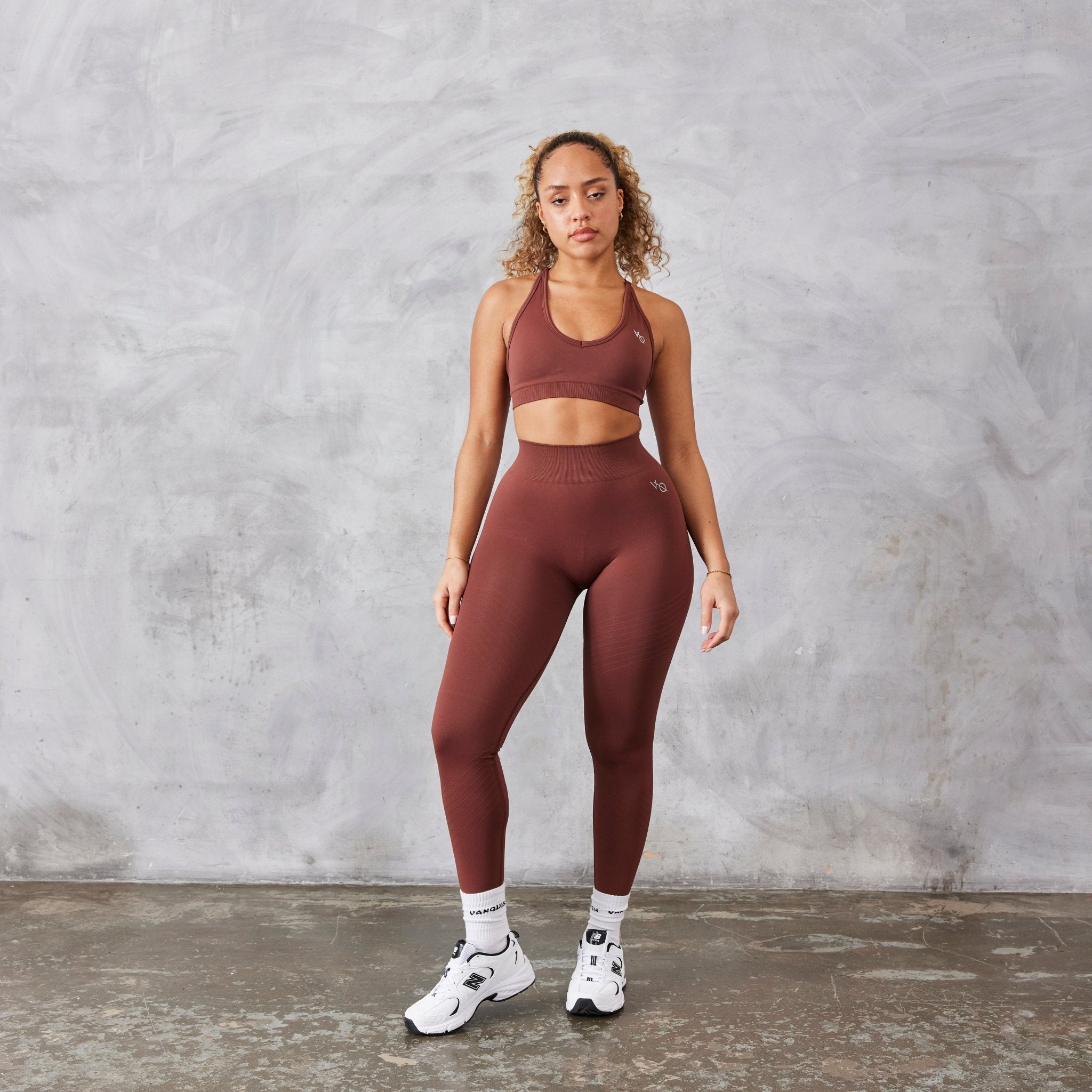Vanquish Neutral V2 Seamless Brown Legging - Vanquish Fitness