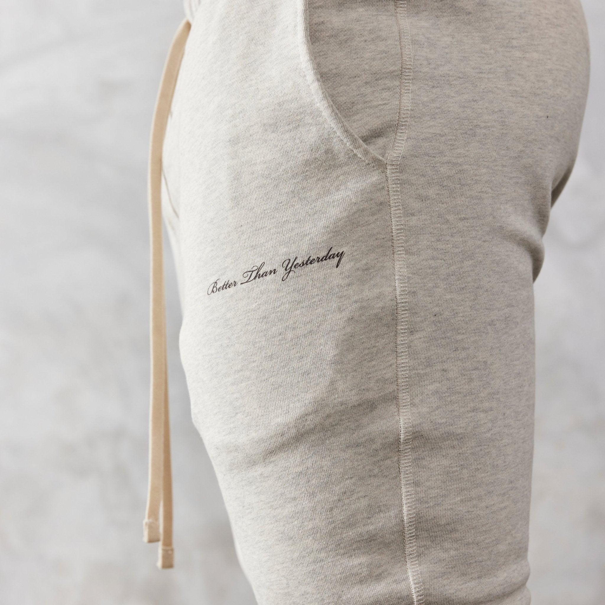 Vanquish Oat Marl Unconquerable Tapered Sweatpants - Vanquish Fitness