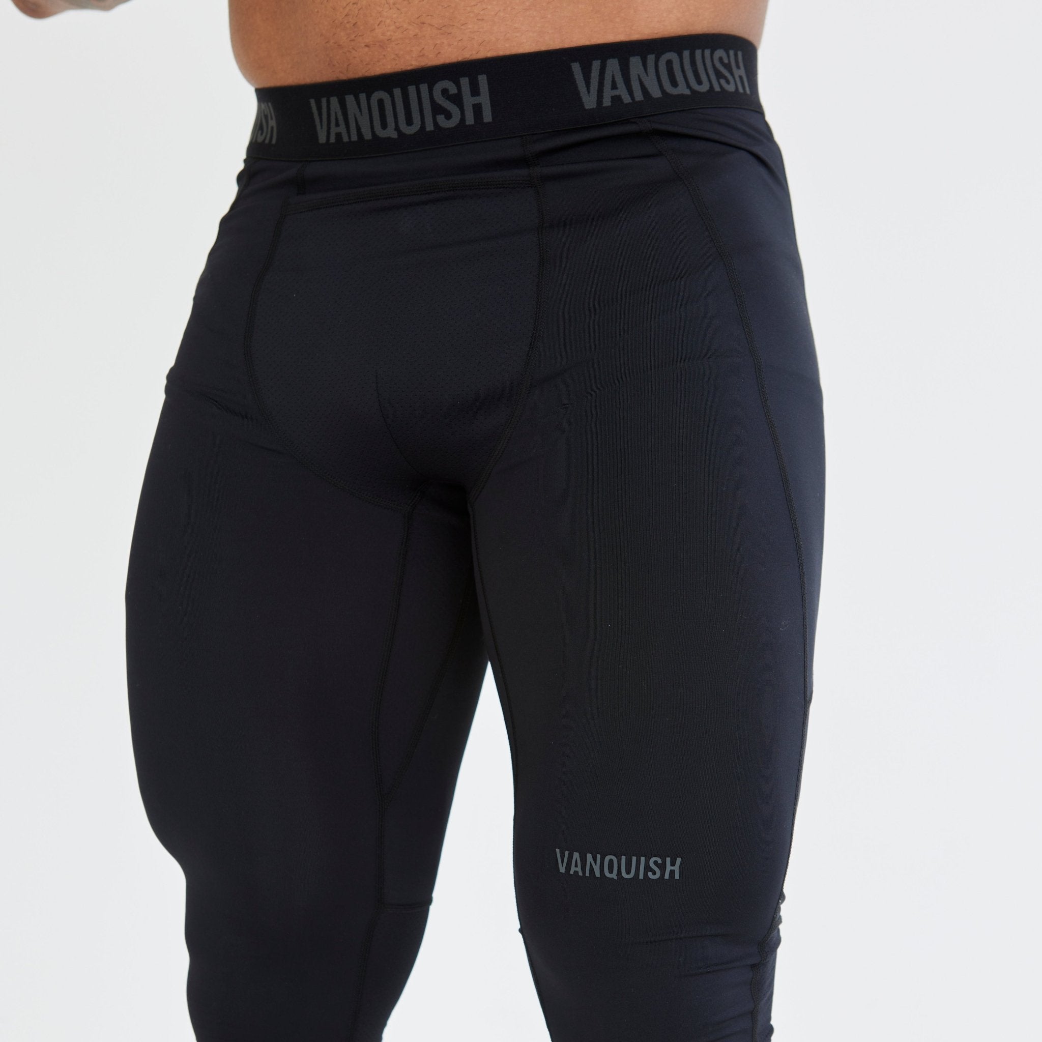 Vanquish Utility Black Base Layer Leggings - Vanquish Fitness