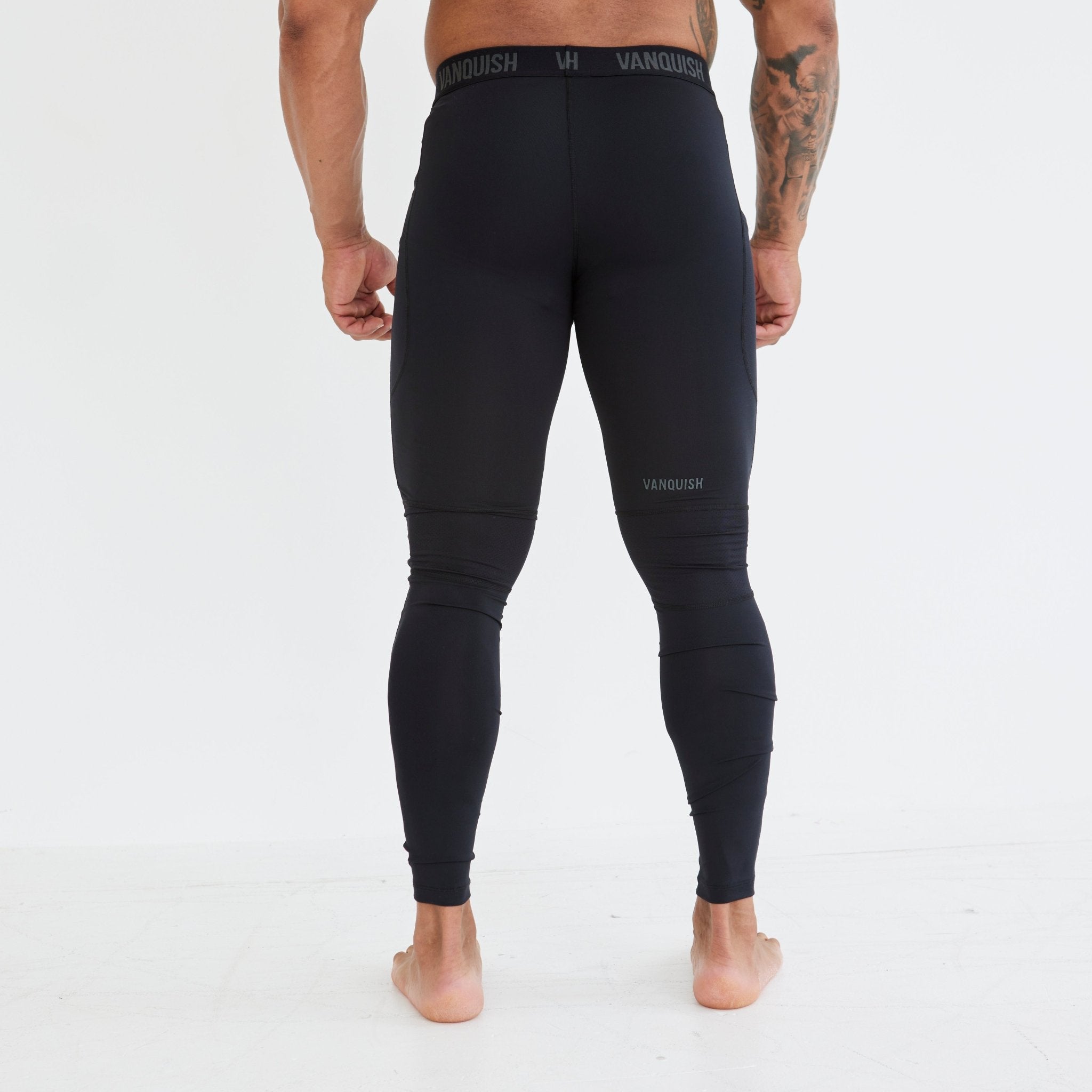 Vanquish Utility Black Base Layer Leggings - Vanquish Fitness