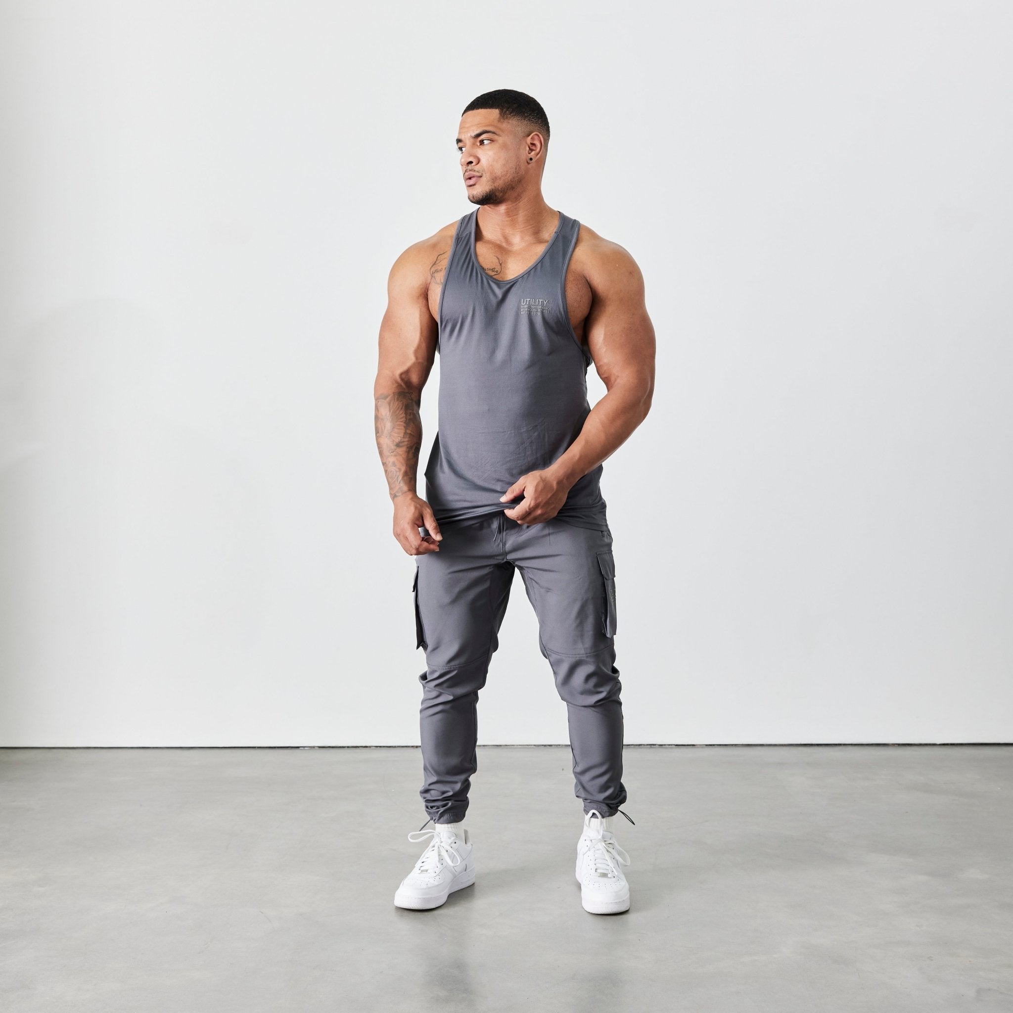 Vanquish Utility V2 Grey Tank - Vanquish Fitness