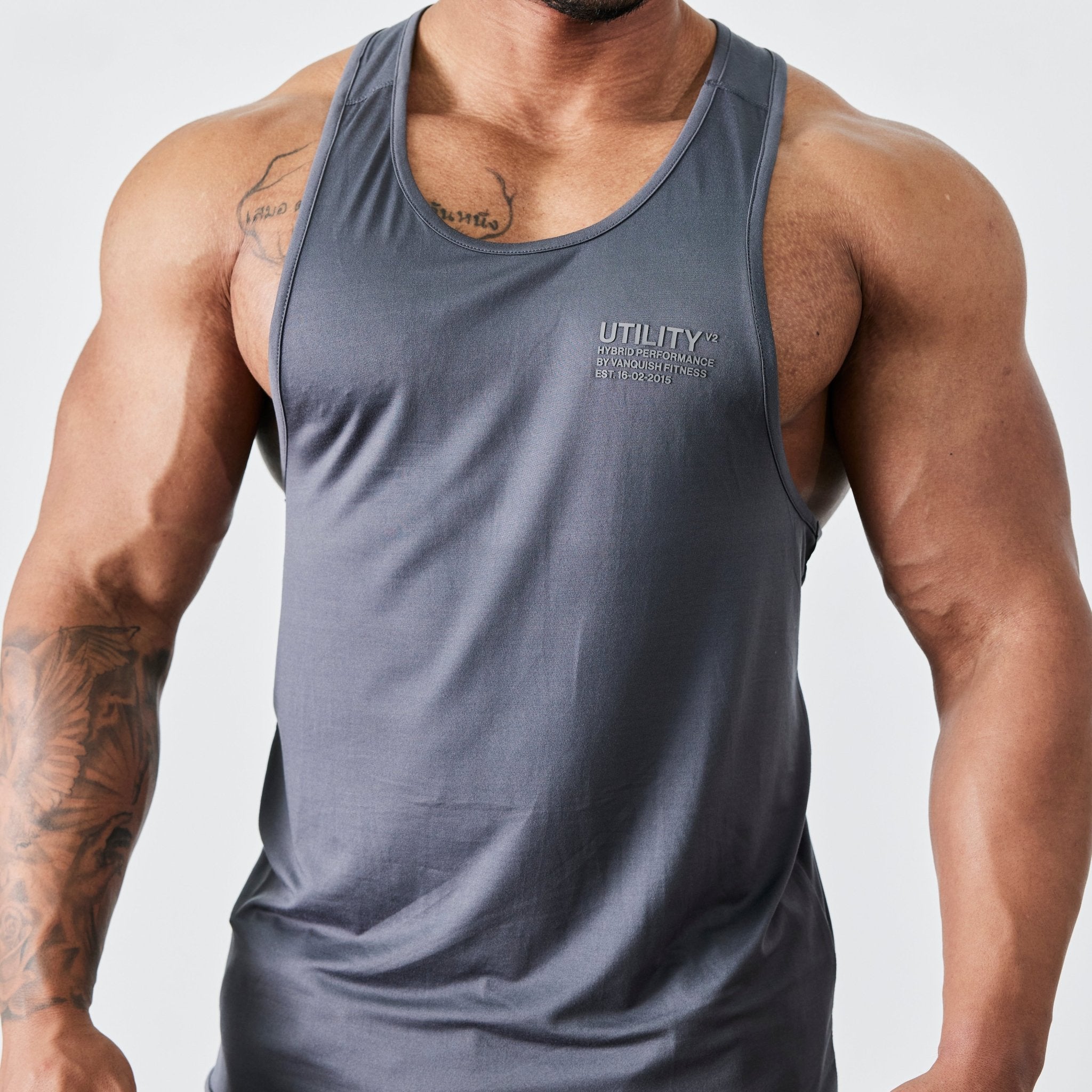 Vanquish Utility V2 Grey Tank - Vanquish Fitness