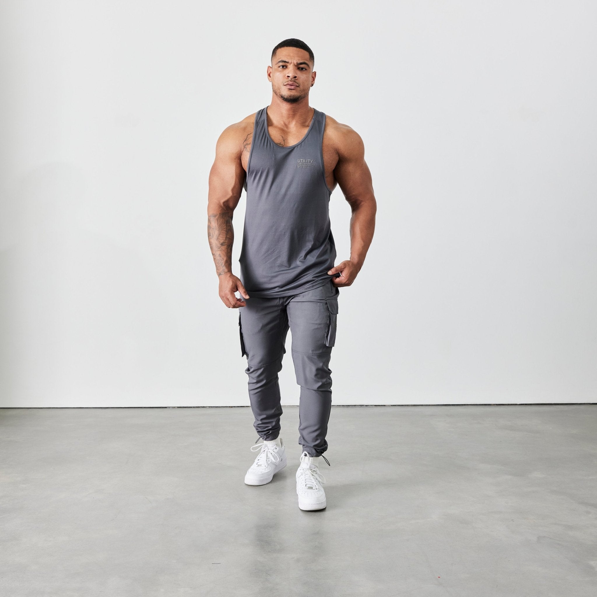 Vanquish Utility V2 Grey Tank - Vanquish Fitness