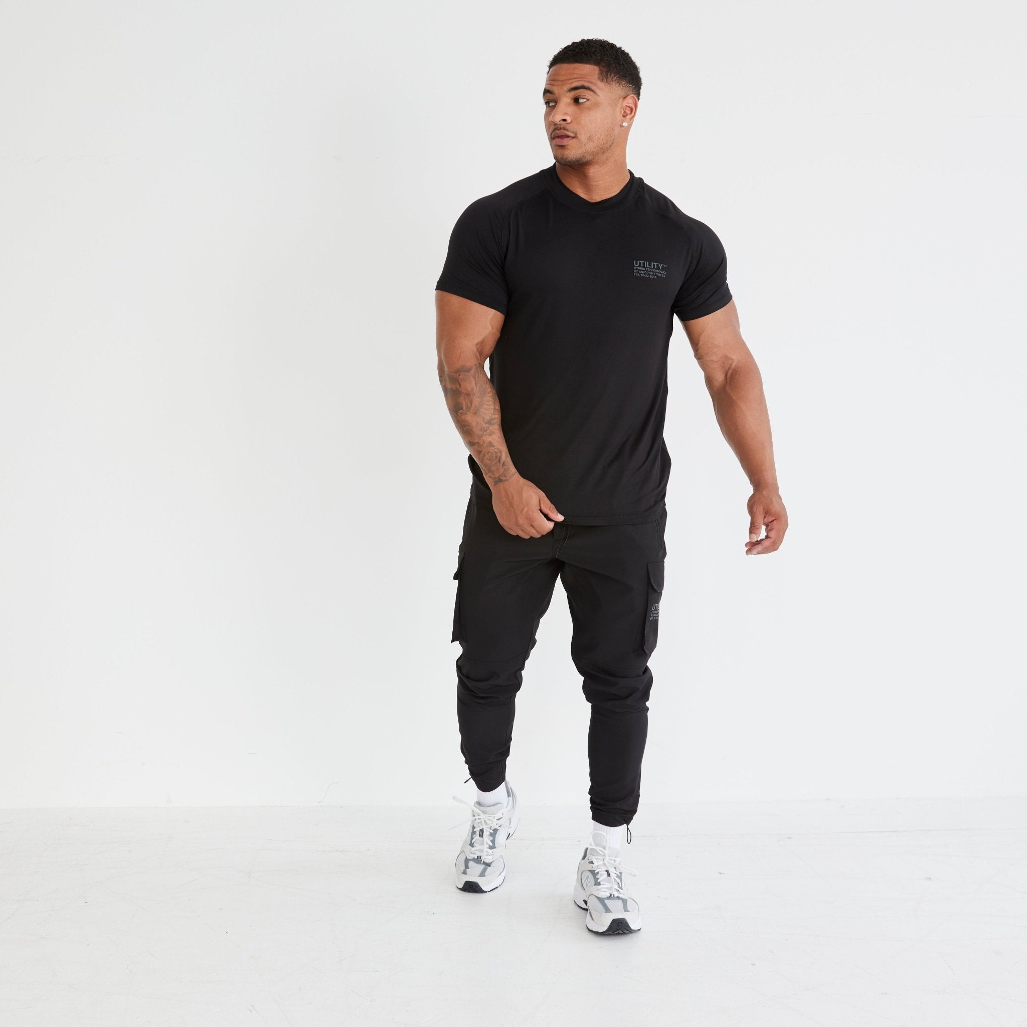 Vanquish Utility V3 Black T Shirt - Vanquish Fitness