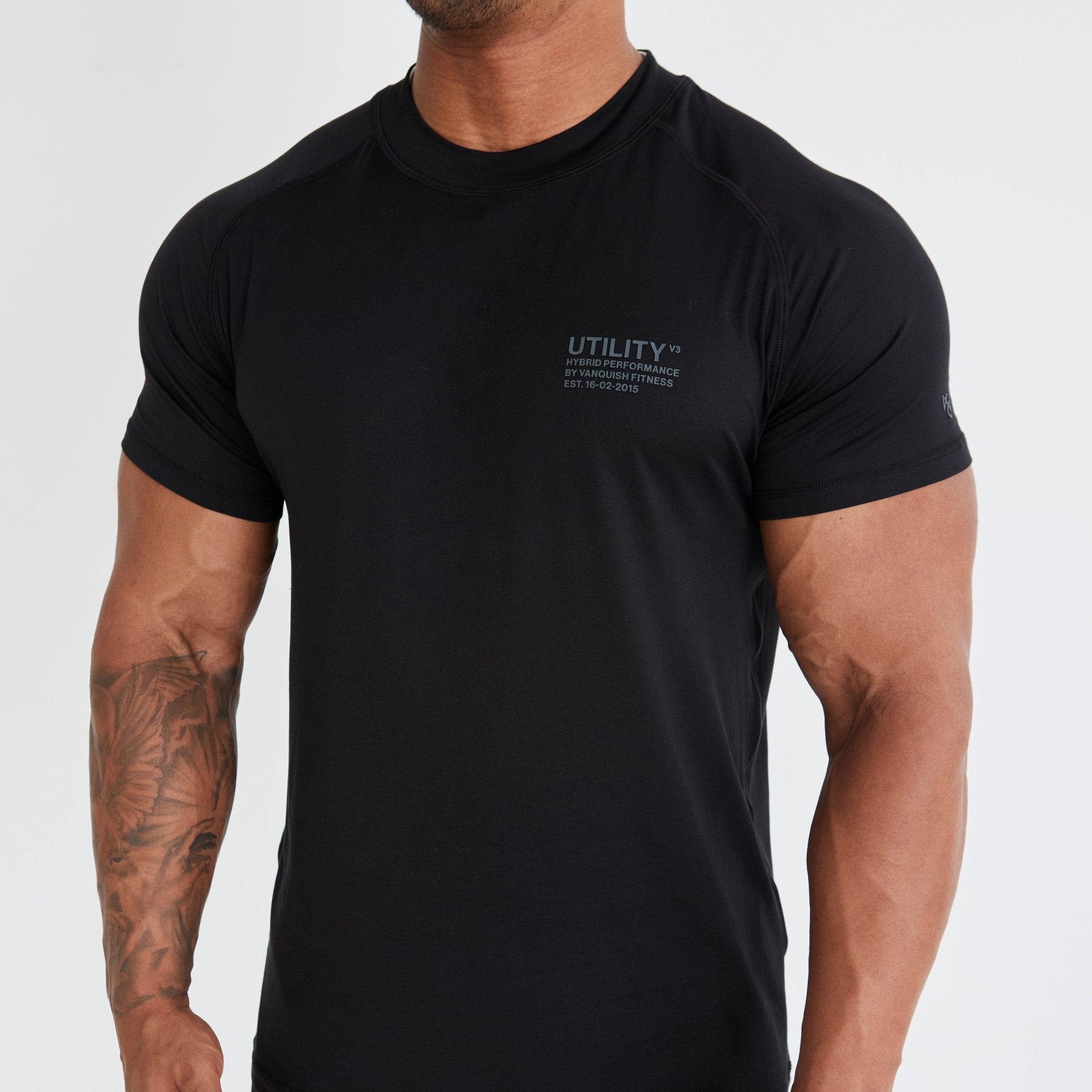 Vanquish Utility V3 Black T Shirt - Vanquish Fitness