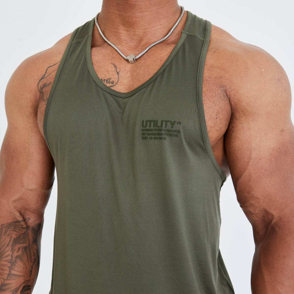 Vanquish Utility V3 Khaki Tank - Vanquish Fitness