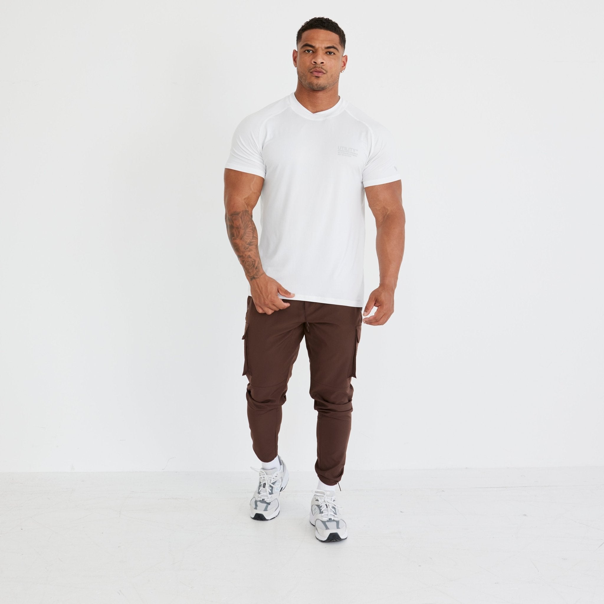 Vanquish Utility V3 White T Shirt - Vanquish Fitness