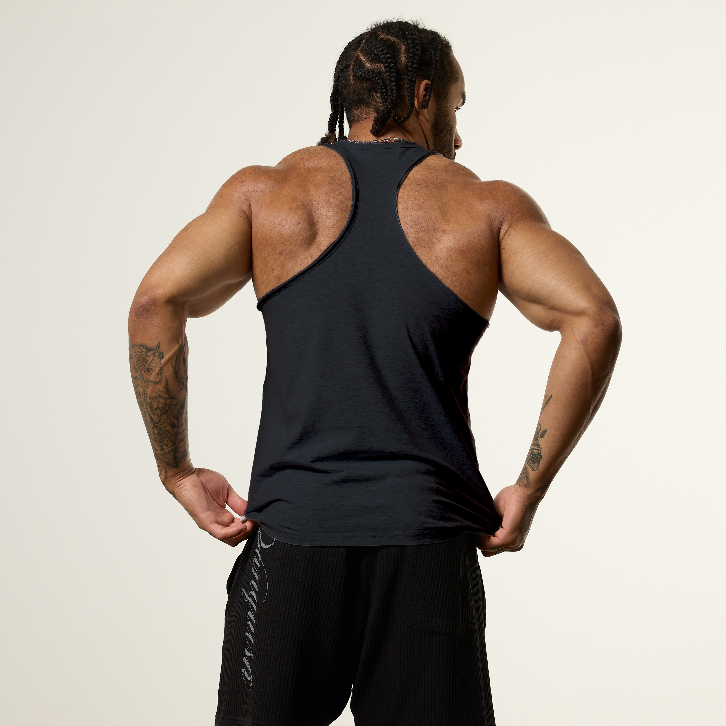 VQ X Jbeast V2 Washed Black Tank