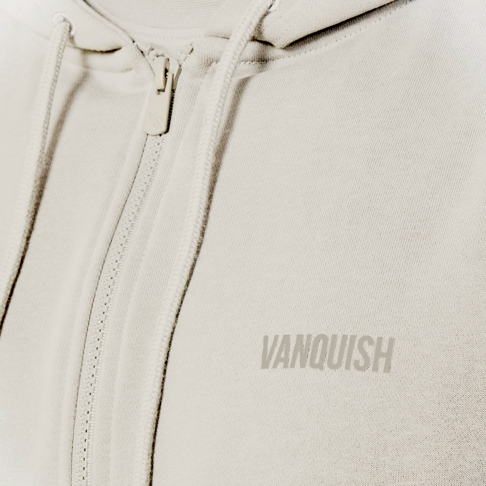 Vanquish Essential Stone Oversized Full Zip Hoodie