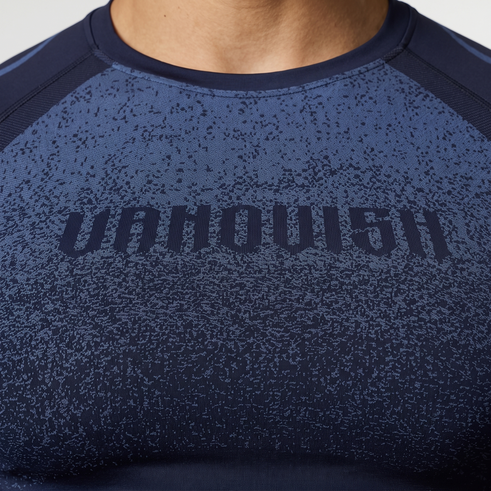 TRIBAL COMPRESSION NAVY SHORT SLEEVE T SHIRT