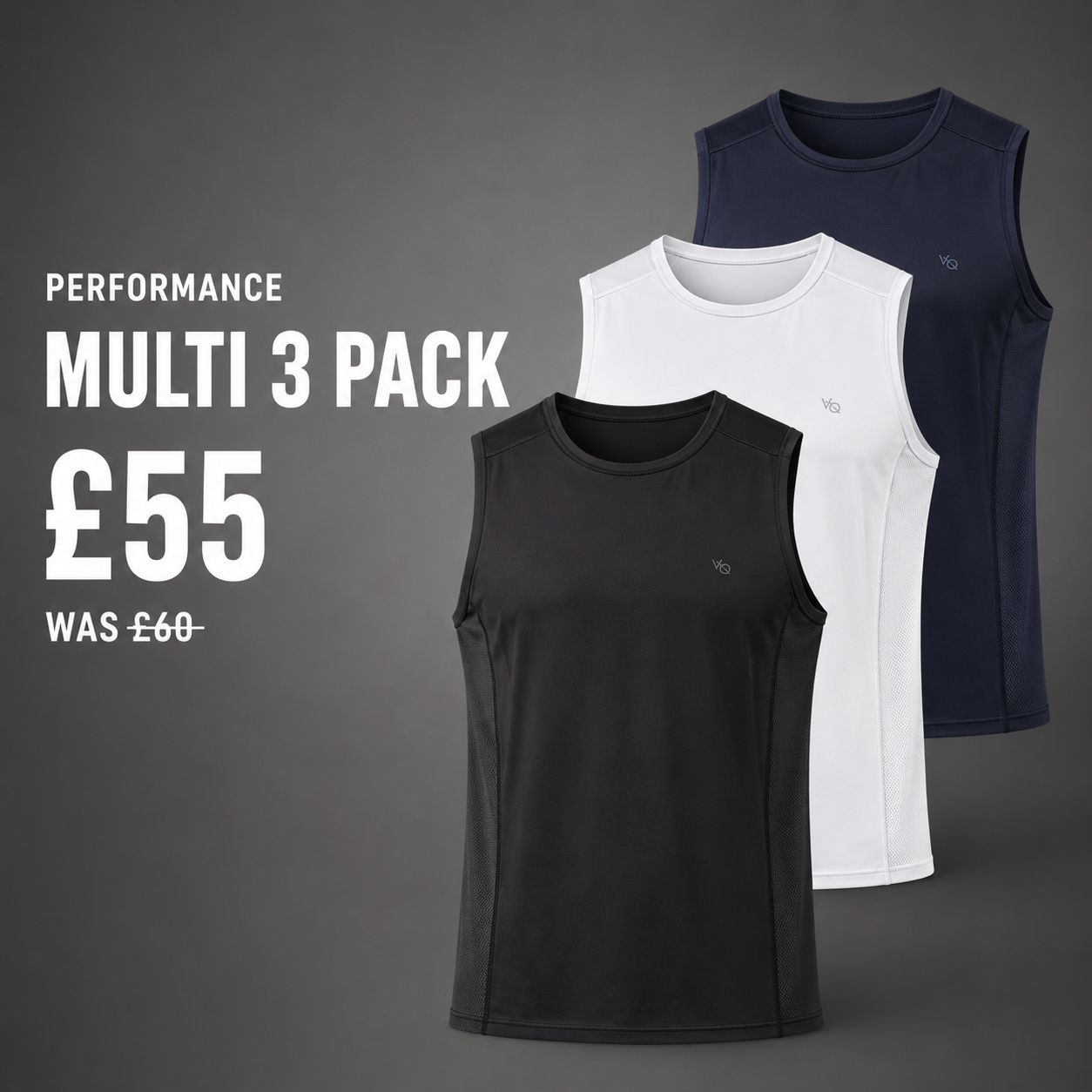 Evolve Multi Performance Tank - 3 Pack