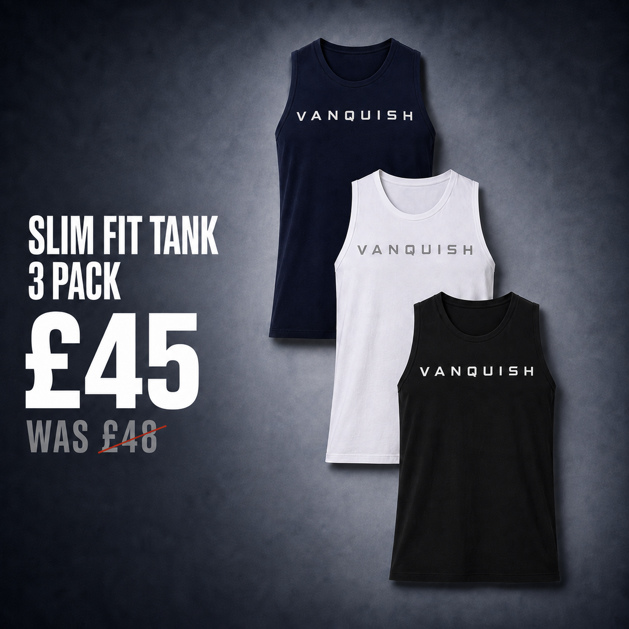 Origin Multi Slim Fit Tank - 3 Pack