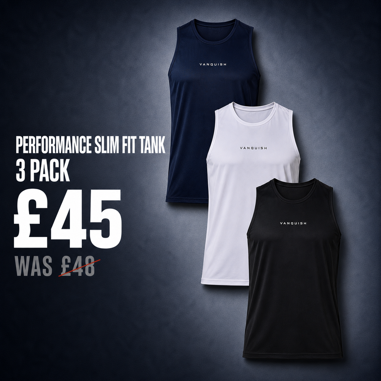 Origin Multi Performance Slim Fit Tank - 3 Pack