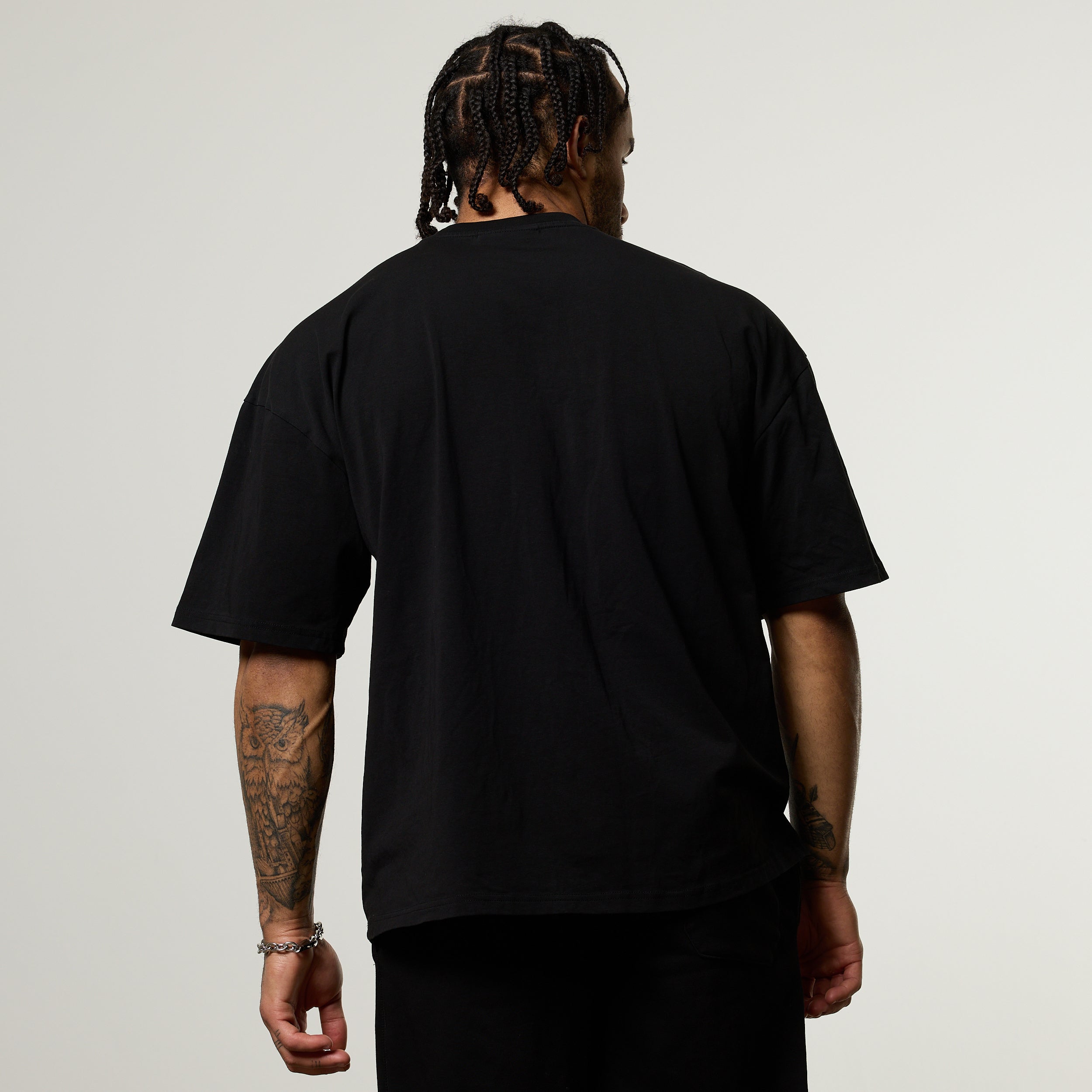 Vanquish Olympus Black Hades Oversized Boxy T Shirt