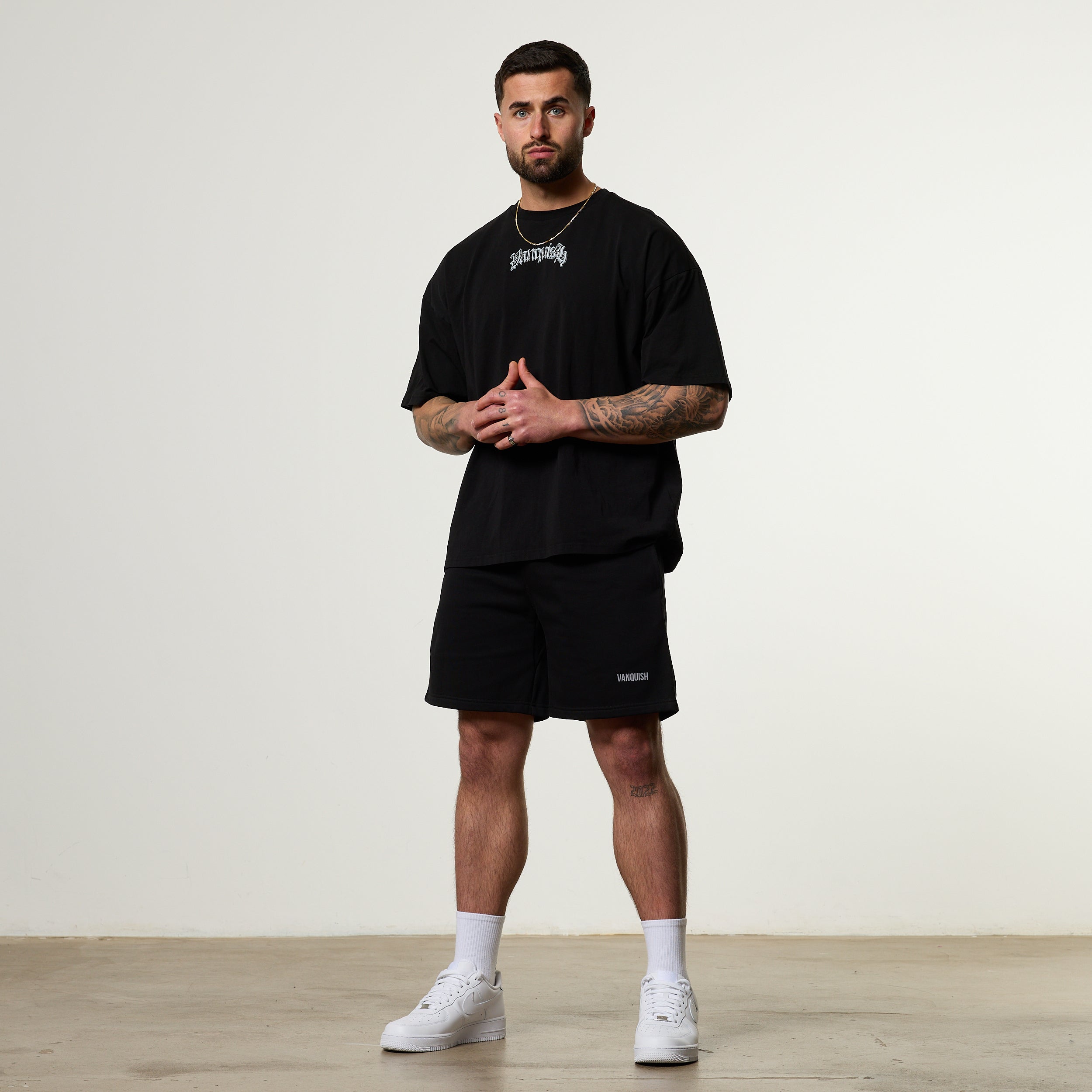 Vanquish Olympus Black Ares Oversized Boxy T Shirt