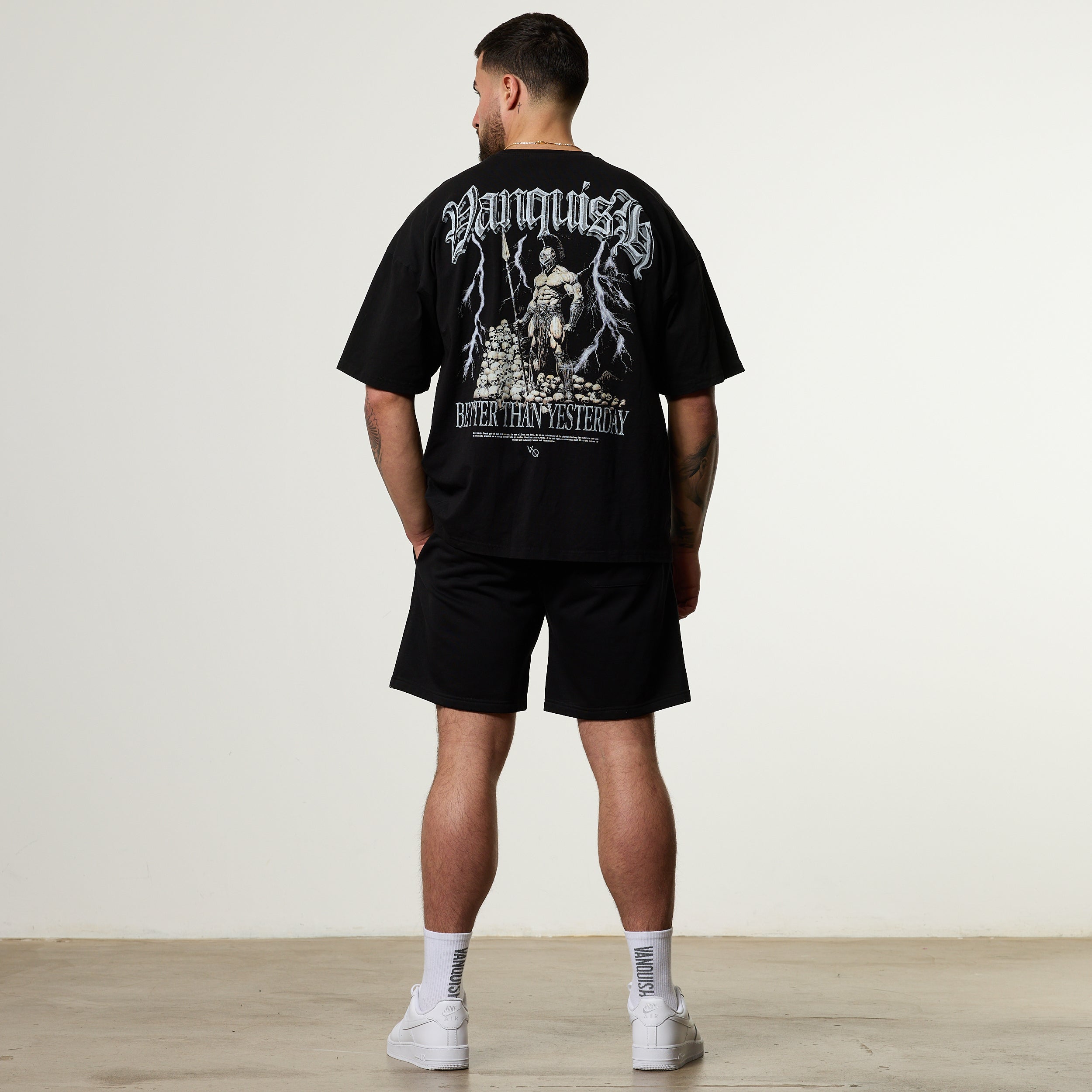Vanquish Olympus Black Ares Oversized Boxy T Shirt