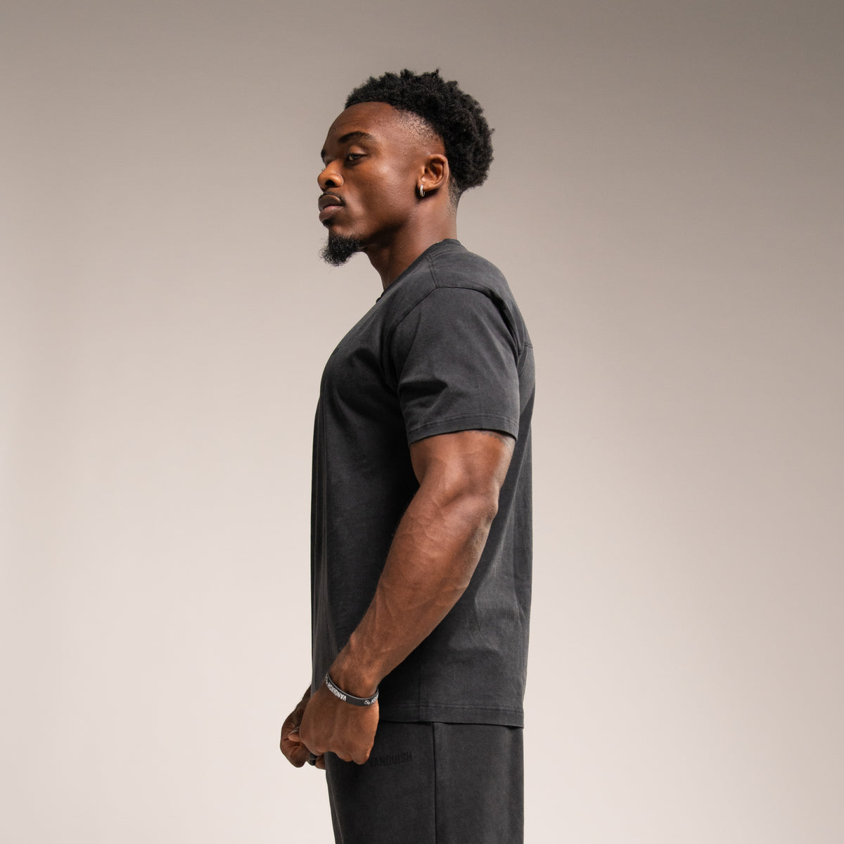 WASHED BLACK OVERSIZED T SHIRT