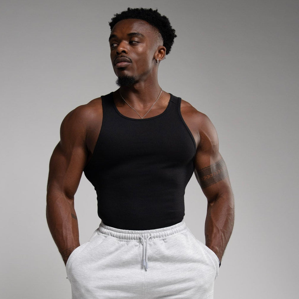 EVOLVE 3PK WHITE BLACK DARK GREY SLIM FIT VEST