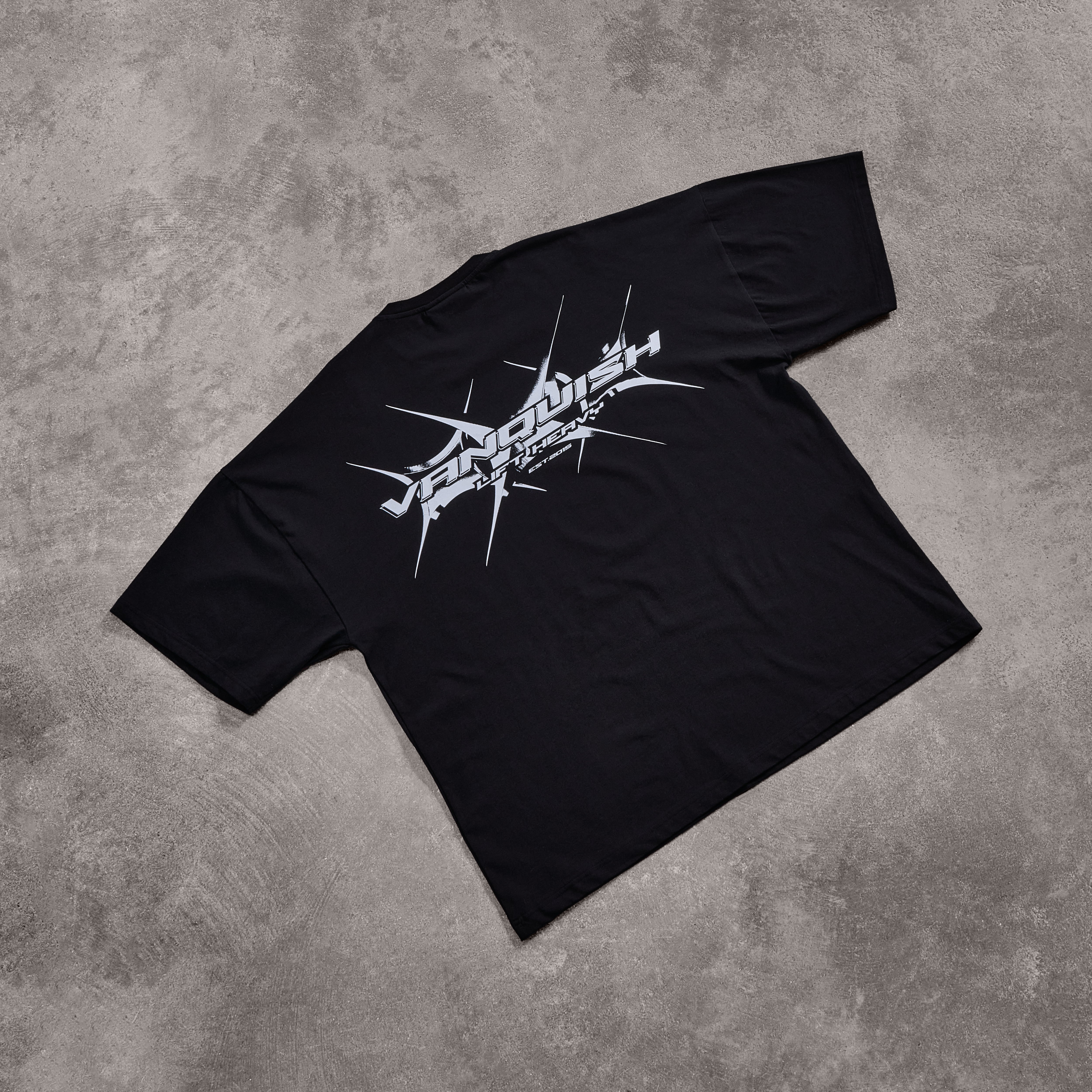 Vanquish x DT Lift Heavy Black Oversized T Shirt