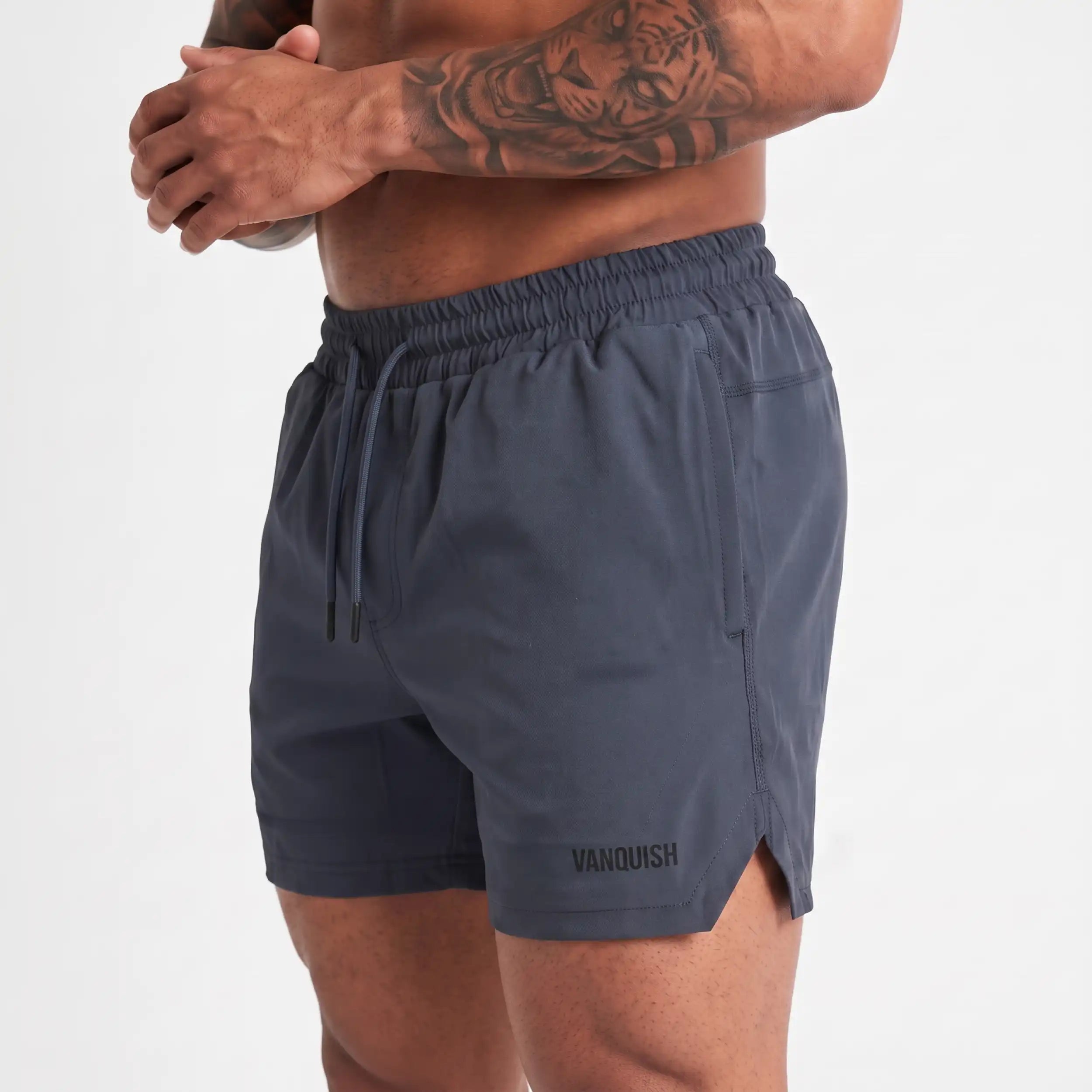 EVOLVE DARK GREY 4" PERFORMANCE SHORT