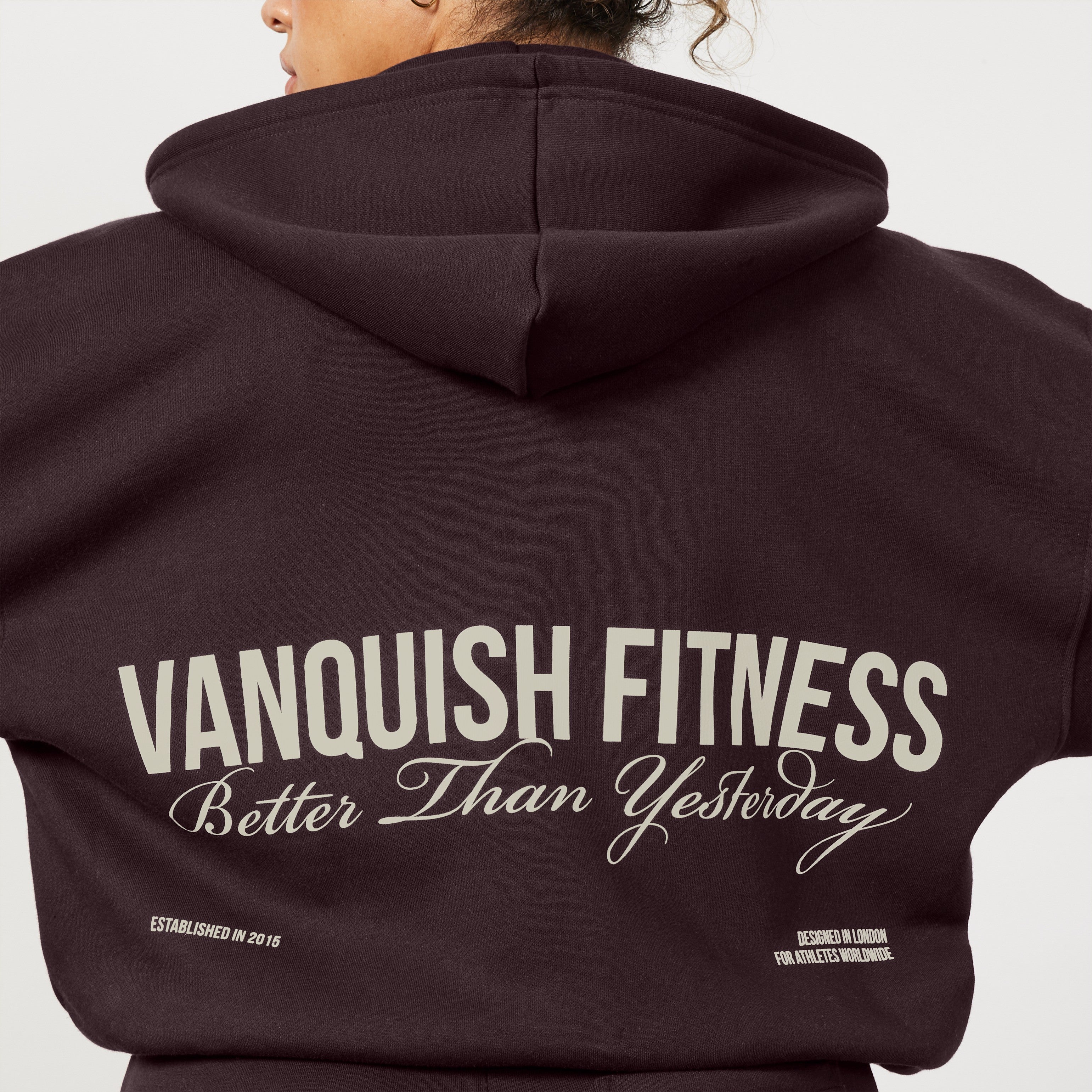Vanquish Rejuvenate Mocha Oversized Full Zip Hoodie