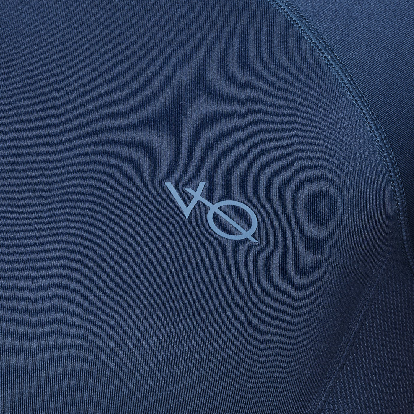 Vanquish Elevate Seamless Denim Blue Cap Sleeve Cropped T Shirt