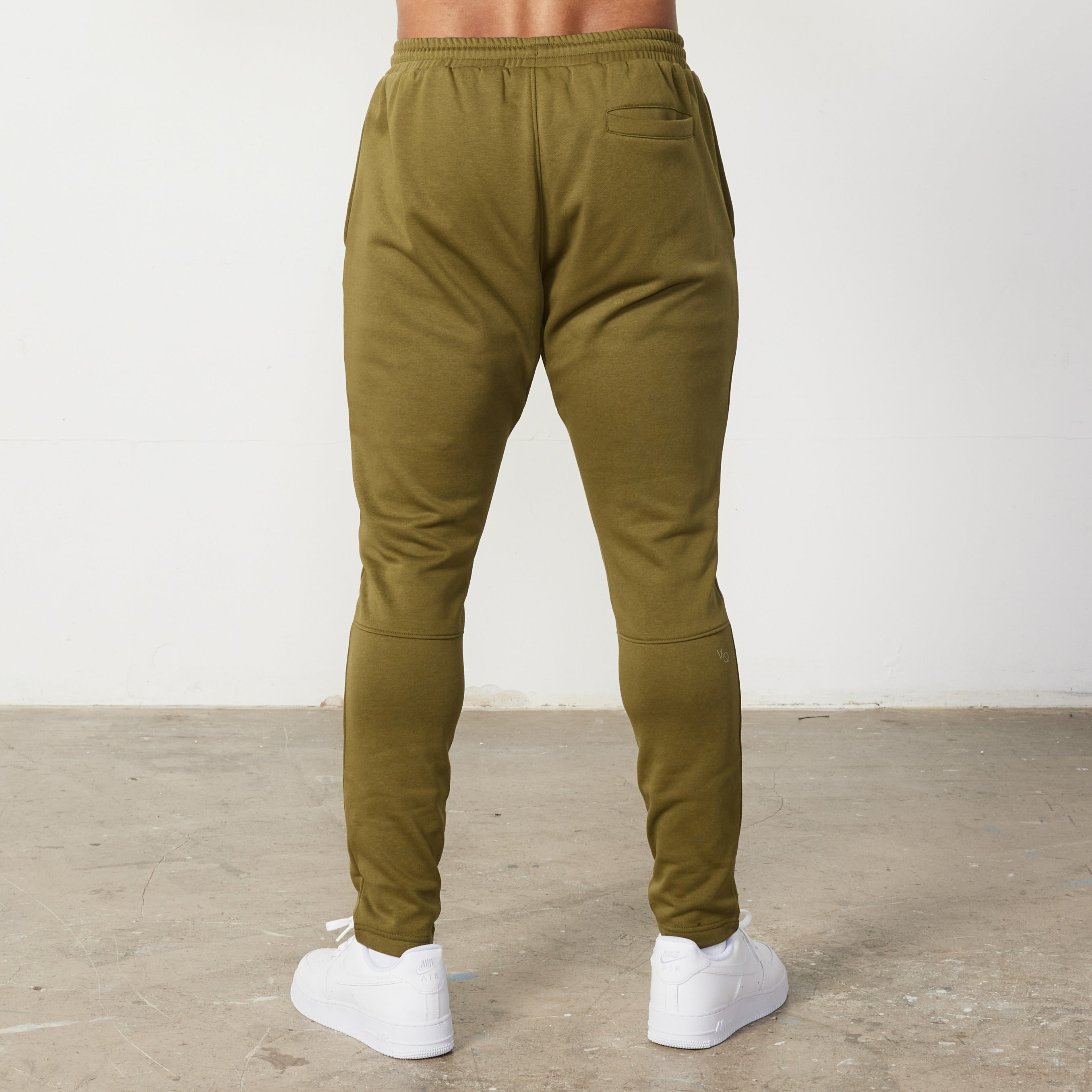 Vanquish Essential Olive Green Tapered Fit Sweatpants