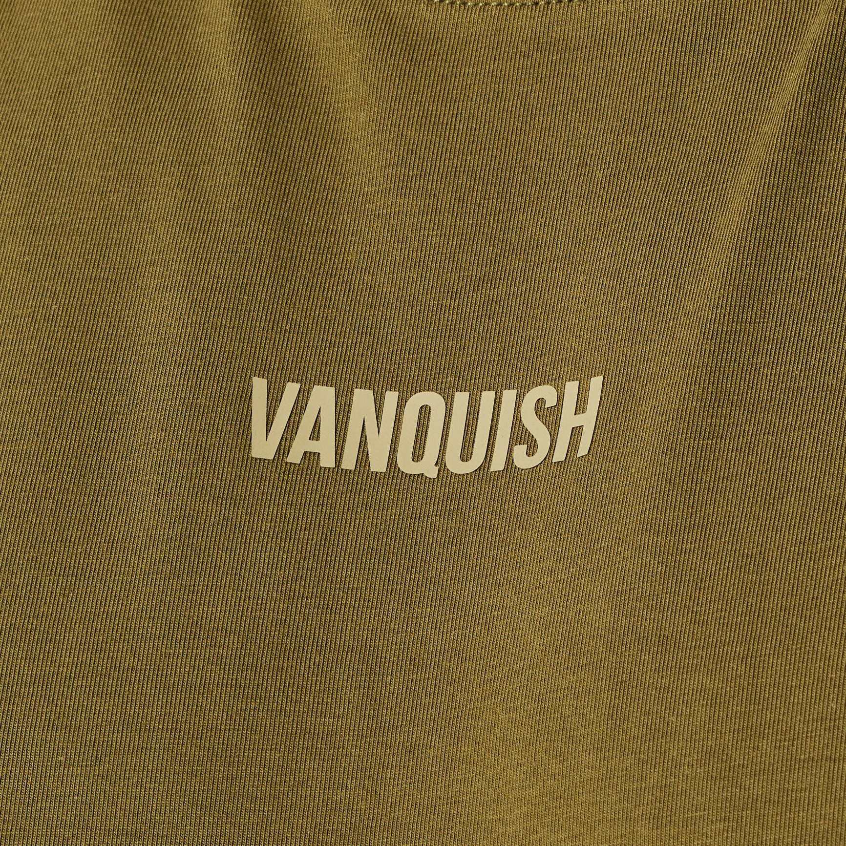 Vanquish Essential Olive Green Oversized Sleeveless T Shirt