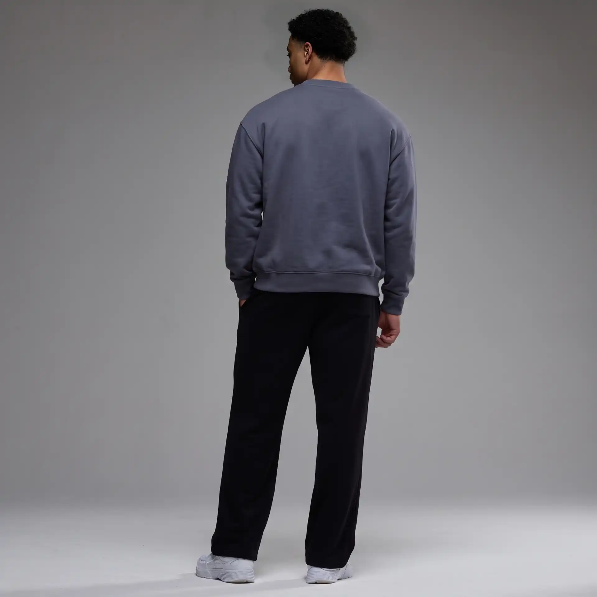 EVOLVE DARK GREY OVERSIZED SWEATER