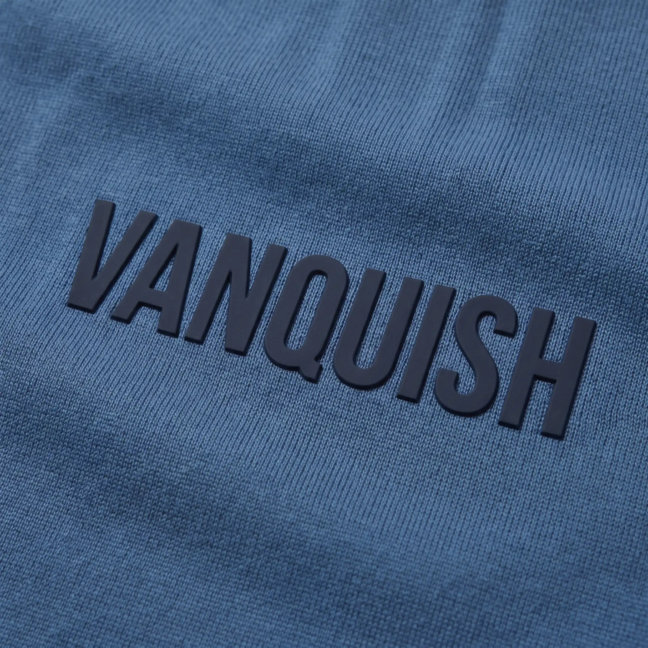 VANQUISH EVOLVE BLUE GREY OVERSIZED PULLOVER HOODIE