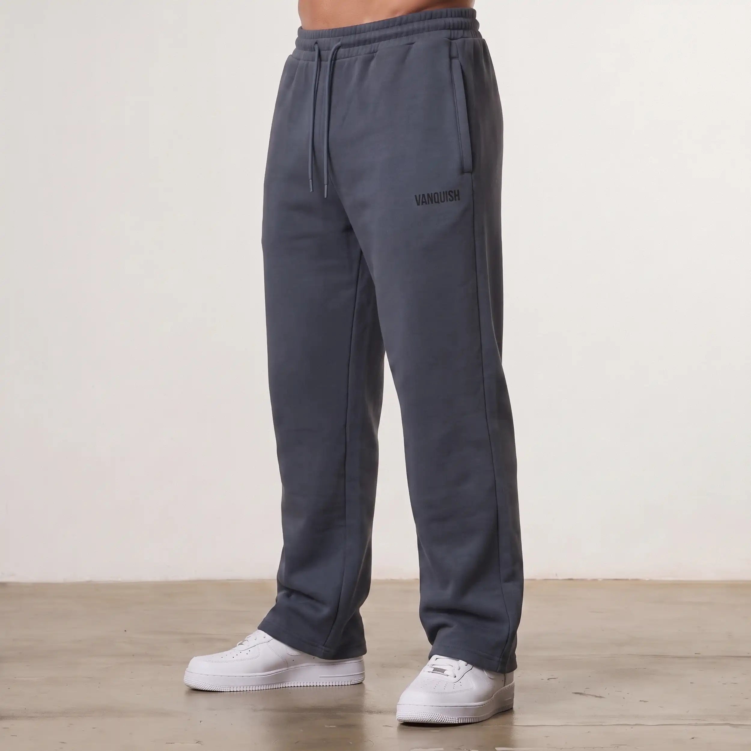 VANQUISH EVOLVE DARK GREY STRAIGHT LEG SWEATPANT