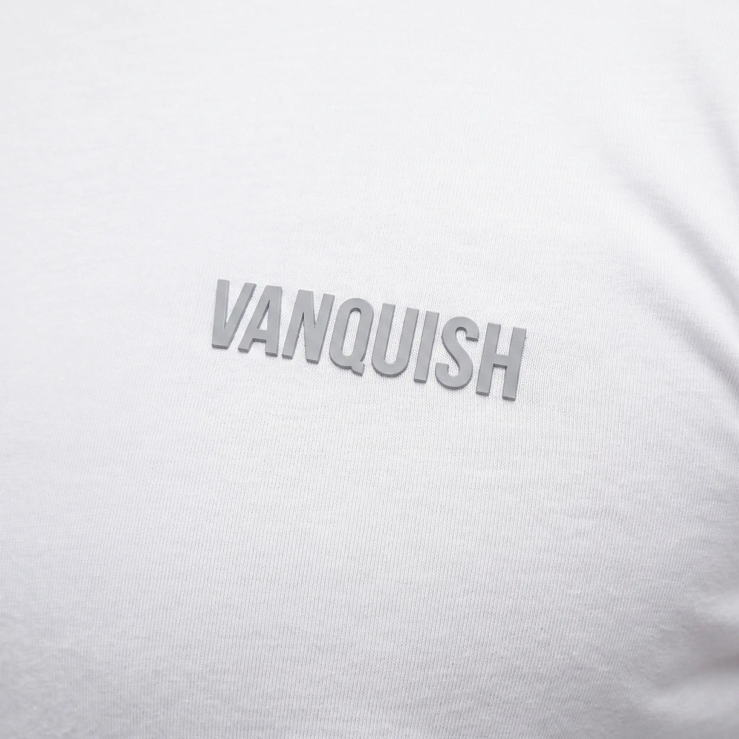 VANQUISH EVOLVE WHITE SLIM FIT JERSEY T SHIRT