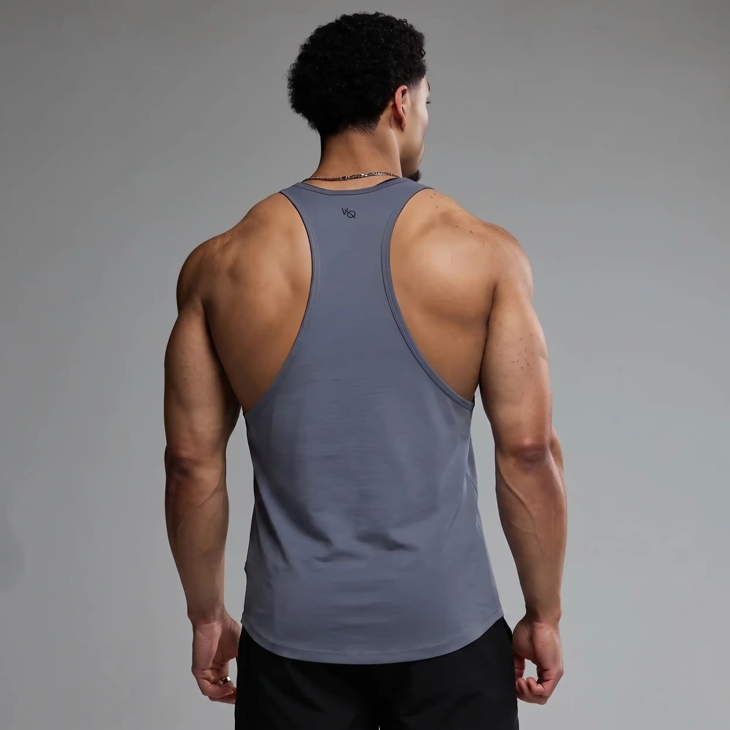 VANQUISH EVOLVE DARK GREY JERSEY STRINGER VEST