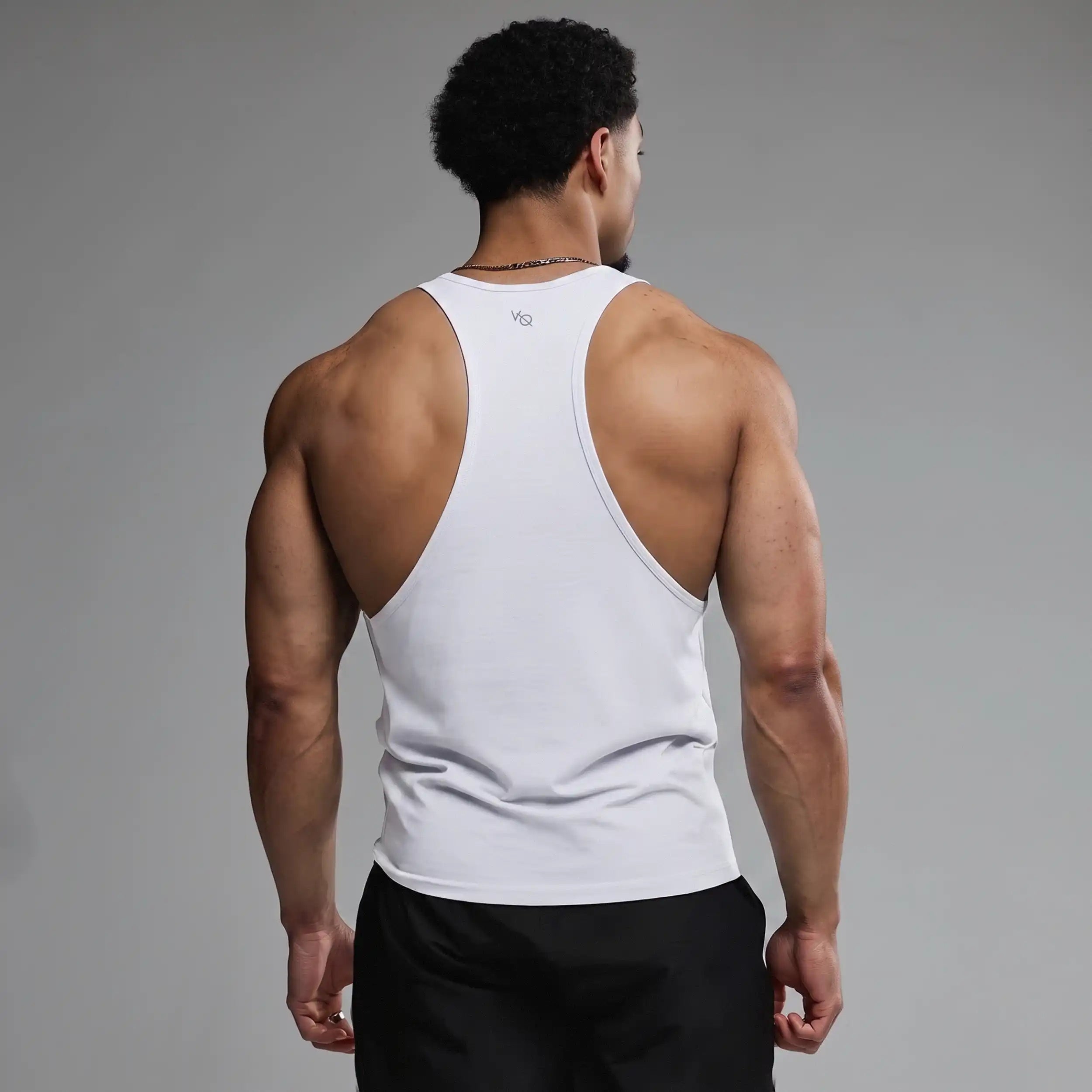 VANQUISH EVOLVE WHITE JERSEY STRINGER VEST