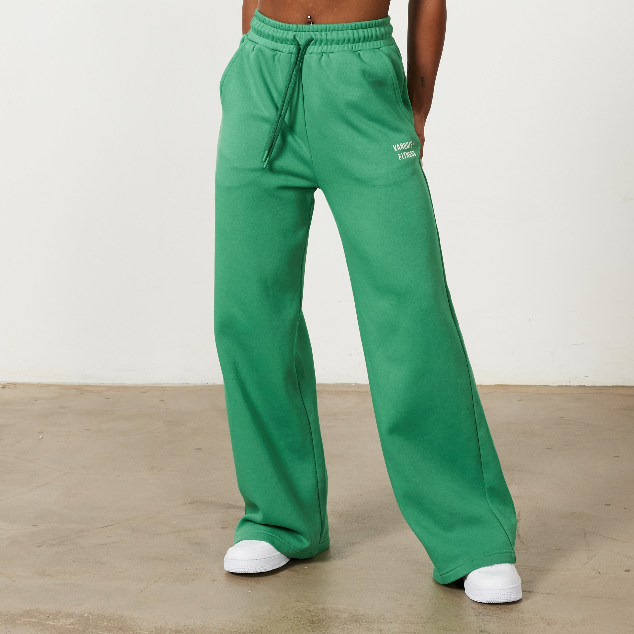 Vanquish Apple Green Rejuvenate Wide Leg Oversized Sweatpants