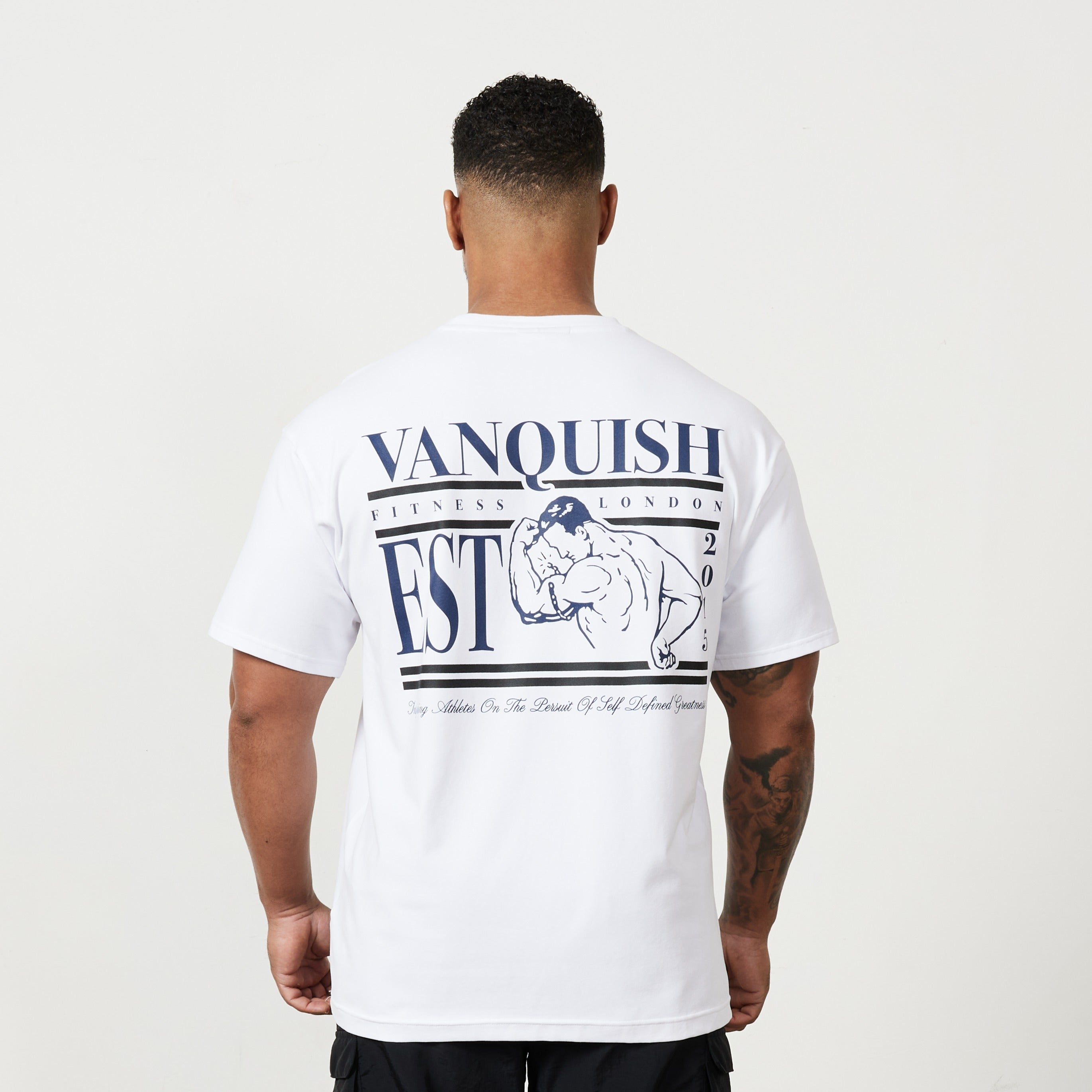 Vanquish TSP White Muscle Oversized T Shirt