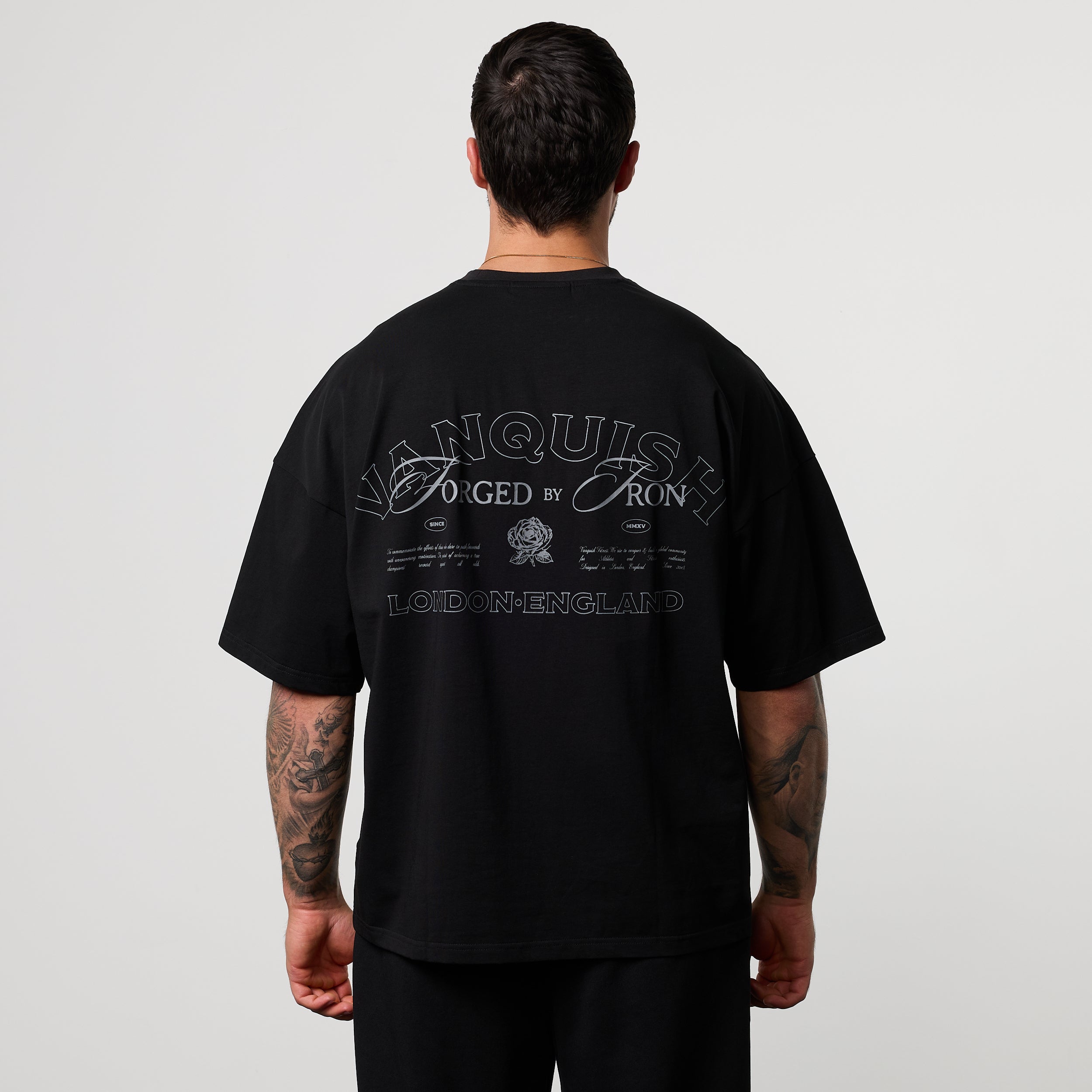 BLACK FORGE BLACK BOXY OVERSIZED T SHIRT