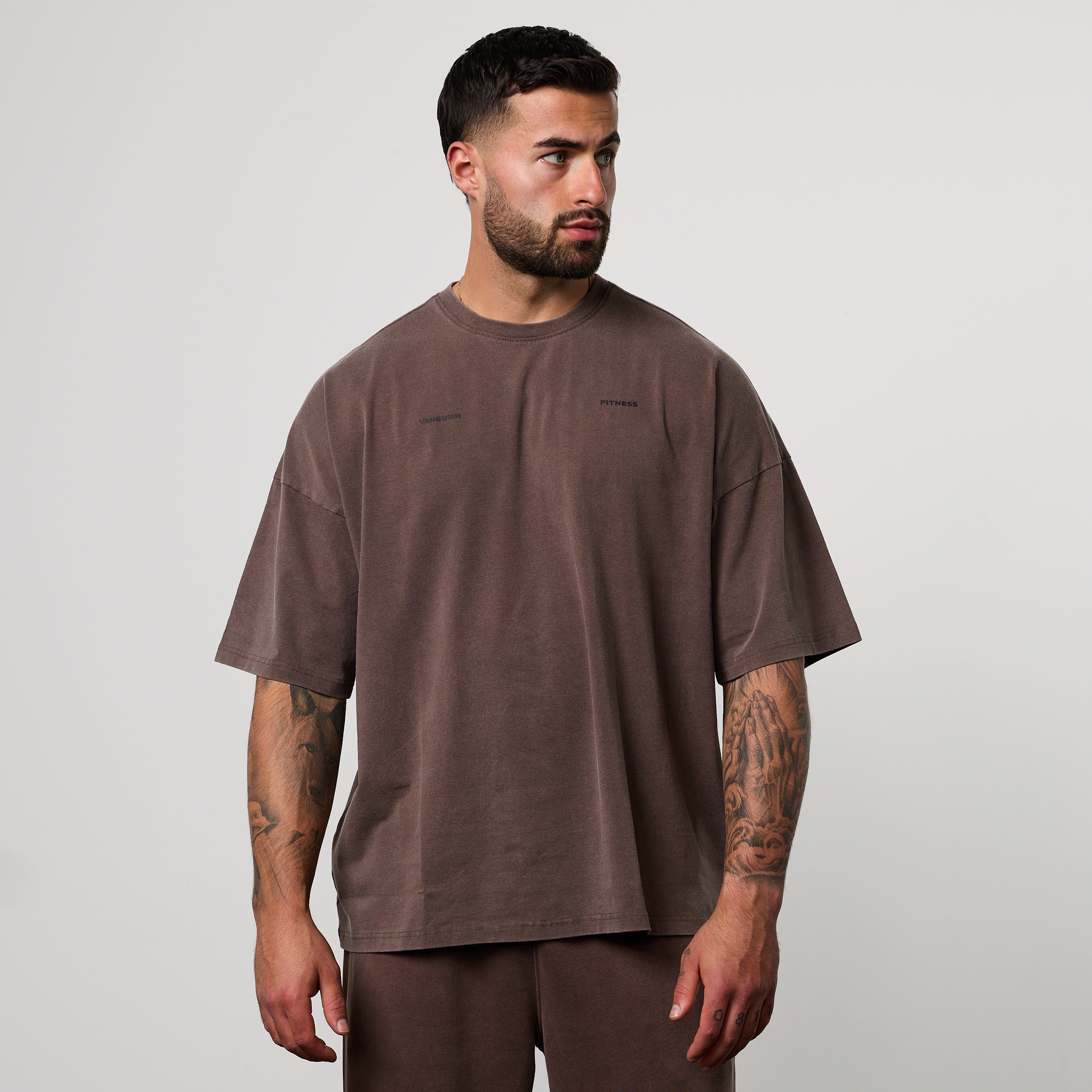 BLACK FORGE WASHED BOXY OVERSIZED T SHIRT