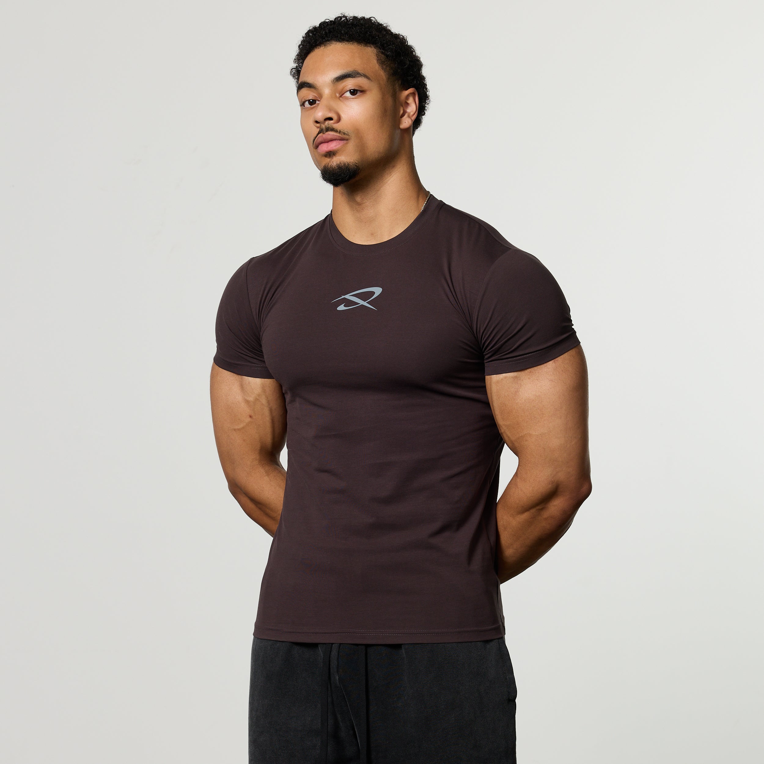 QUICKSTRIKE BLACK SLIM FIT T SHIRT