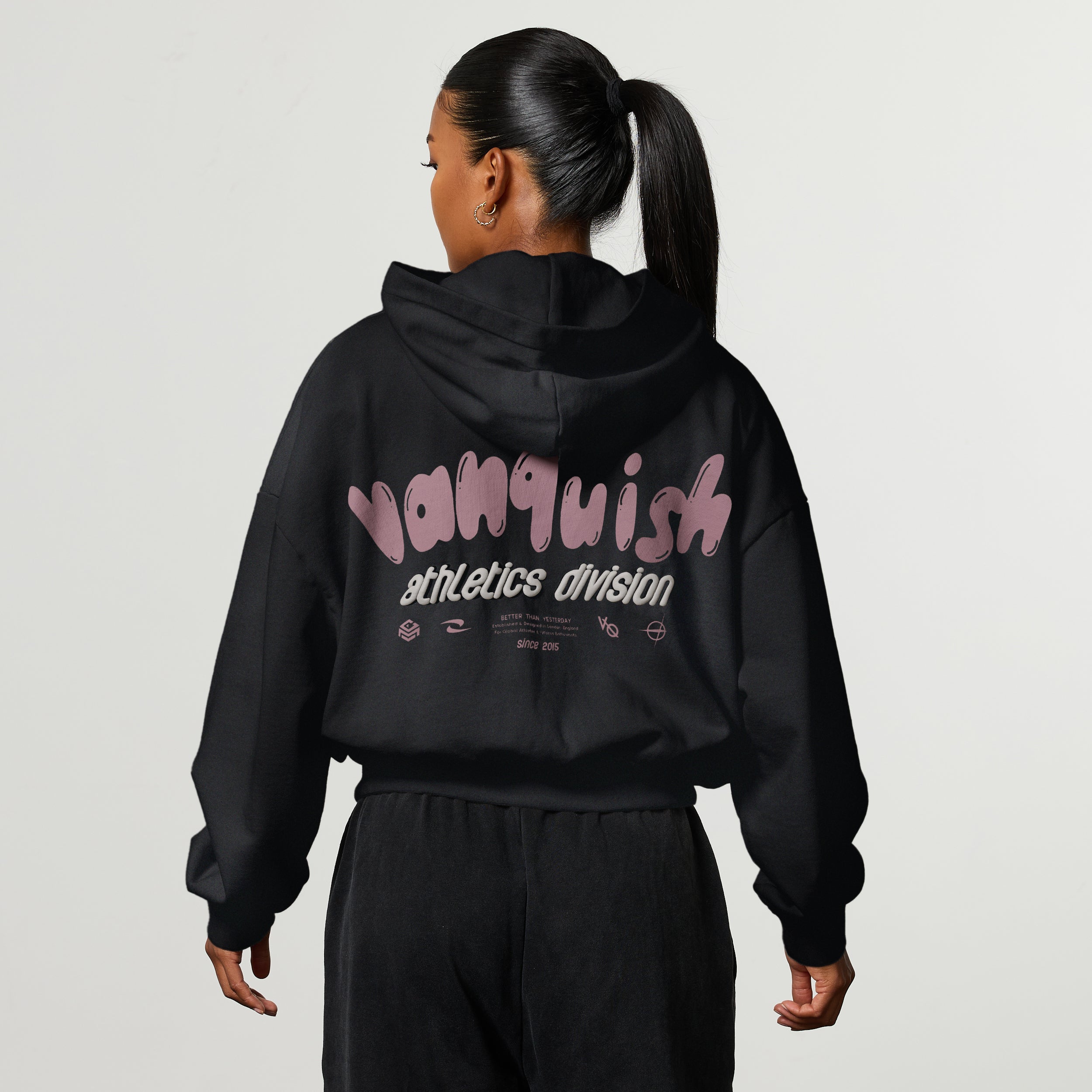 BUBBLE BLACK HOODIE