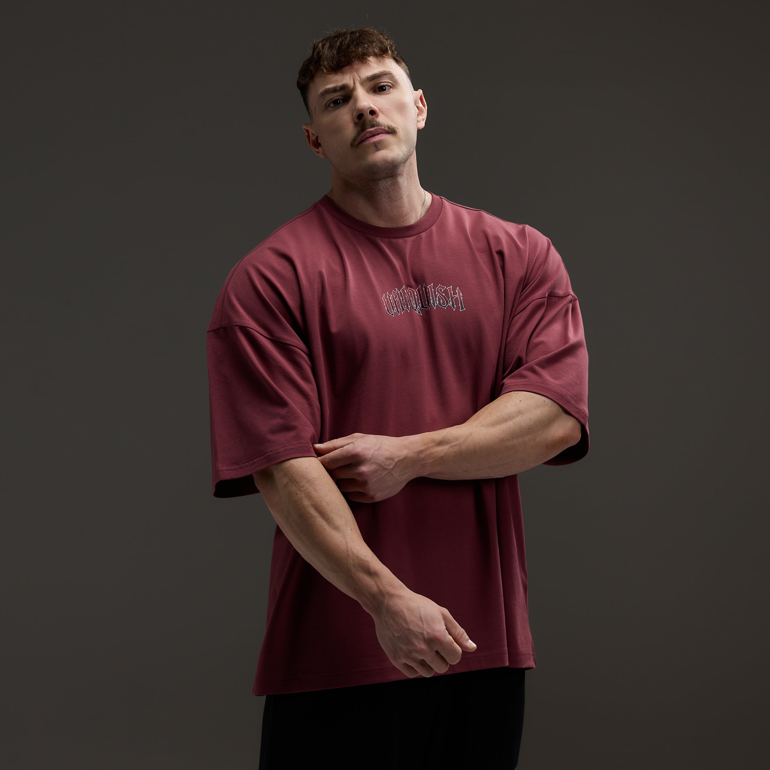 VQ x Baki: Red Baki Boxy Oversized T Shirt