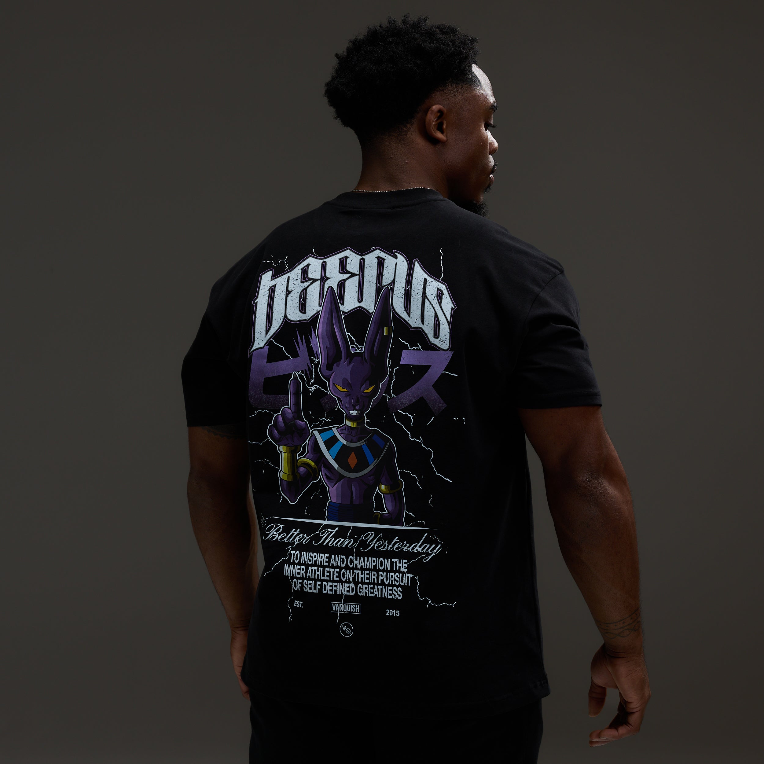 Vanquish DBS Beerus Black Oversized T Shirt