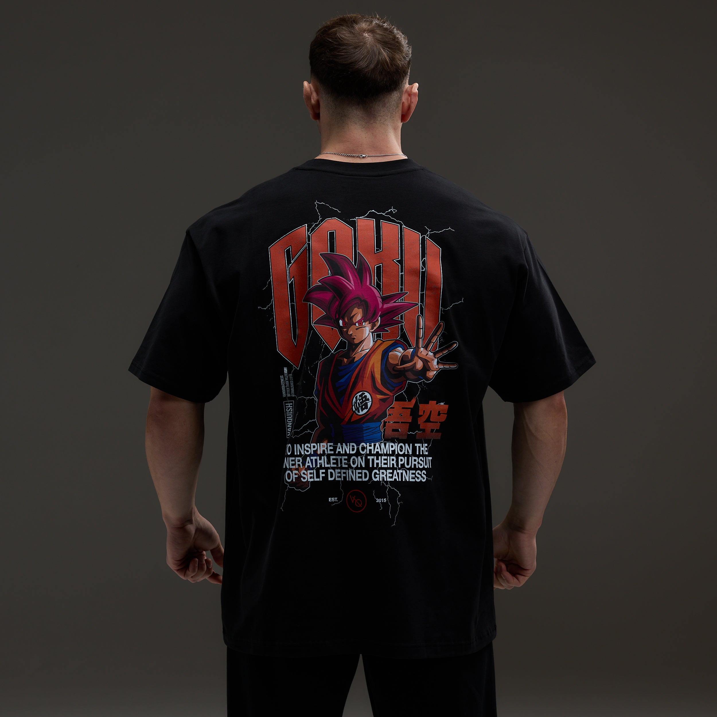 Vanquish DBS Goku Black Oversized T Shirt
