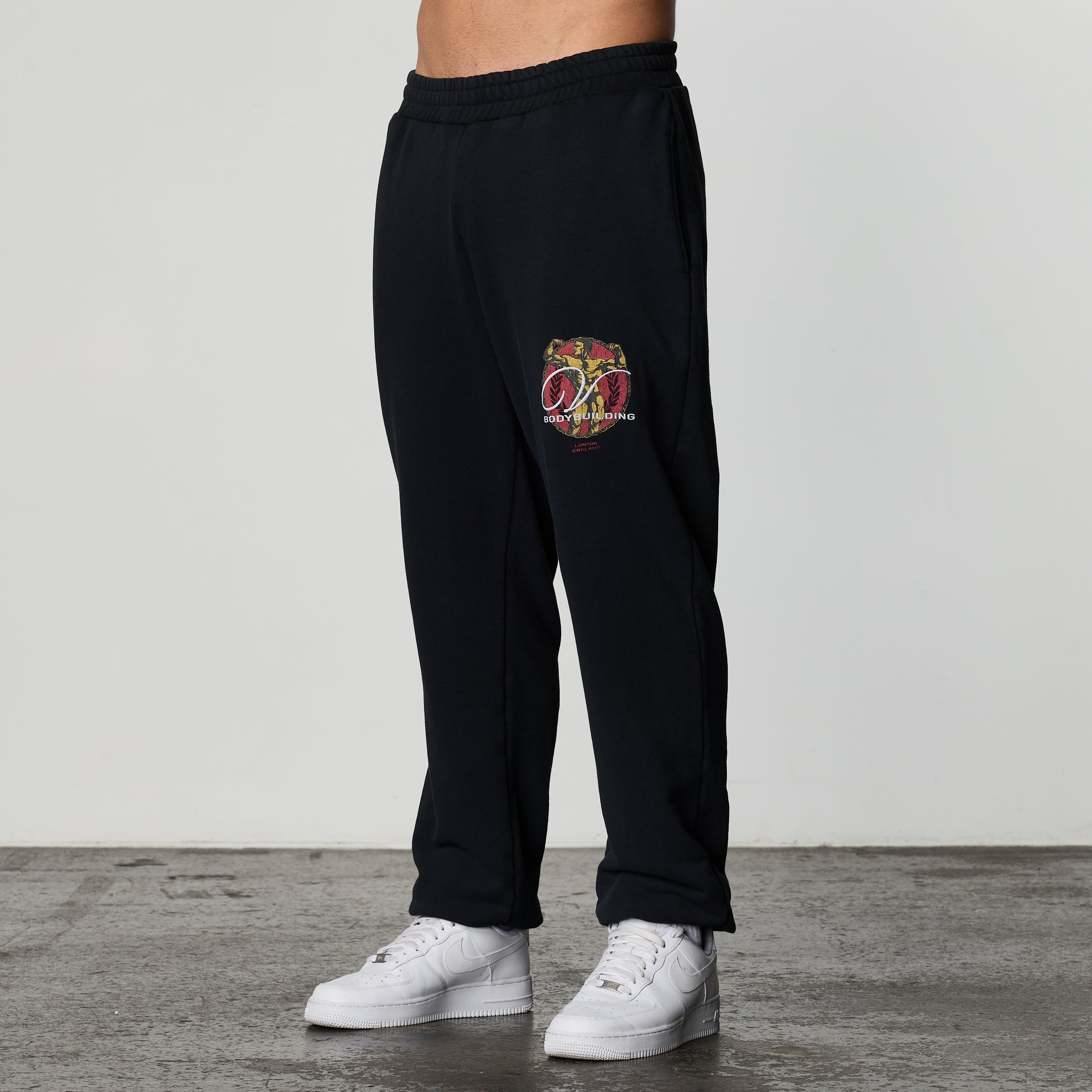 GOLDEN BOY BLACK OVERSIZED SWEATPANTS