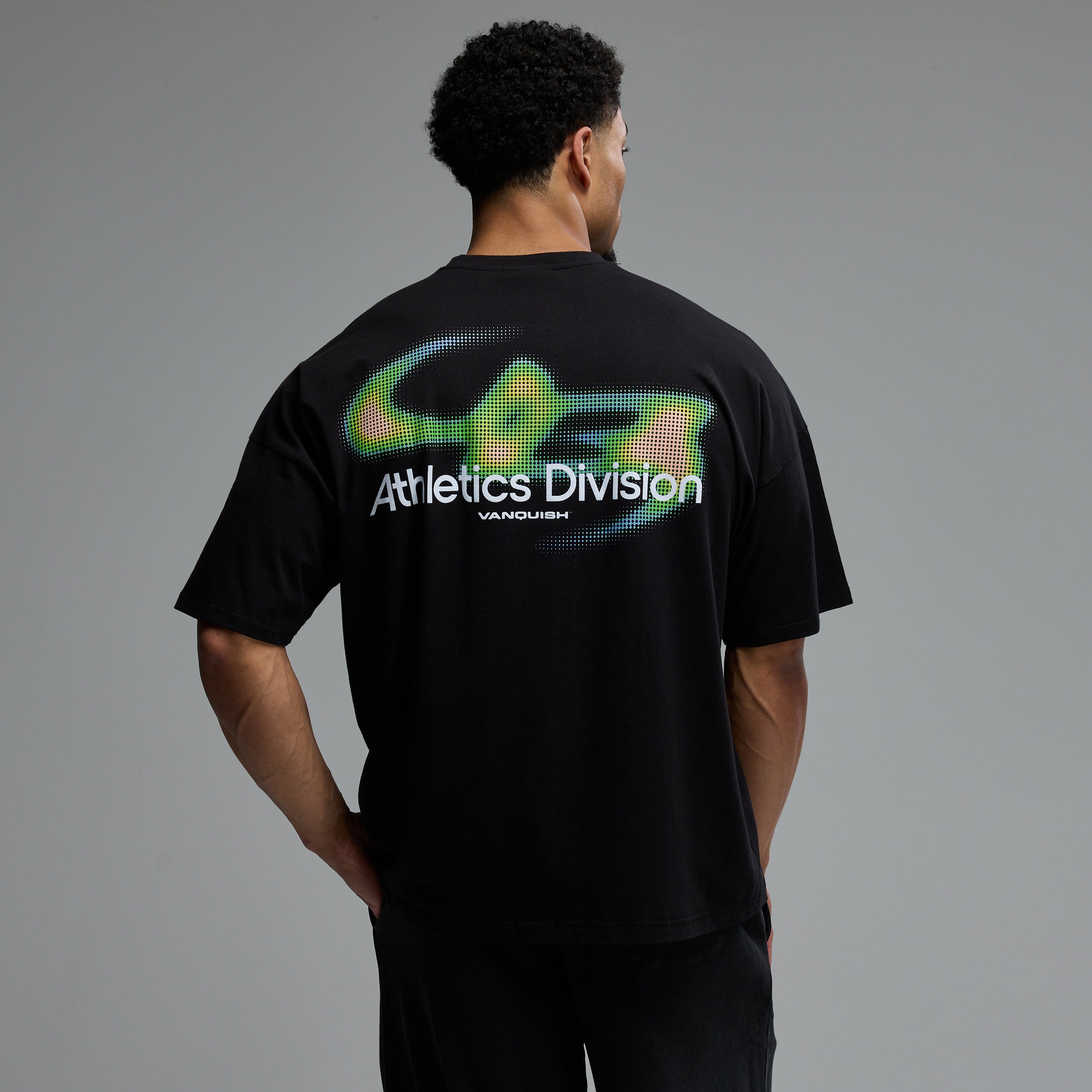 REVOLVE HEAT MAP BLACK OVERSIZED BOXY T SHIRT