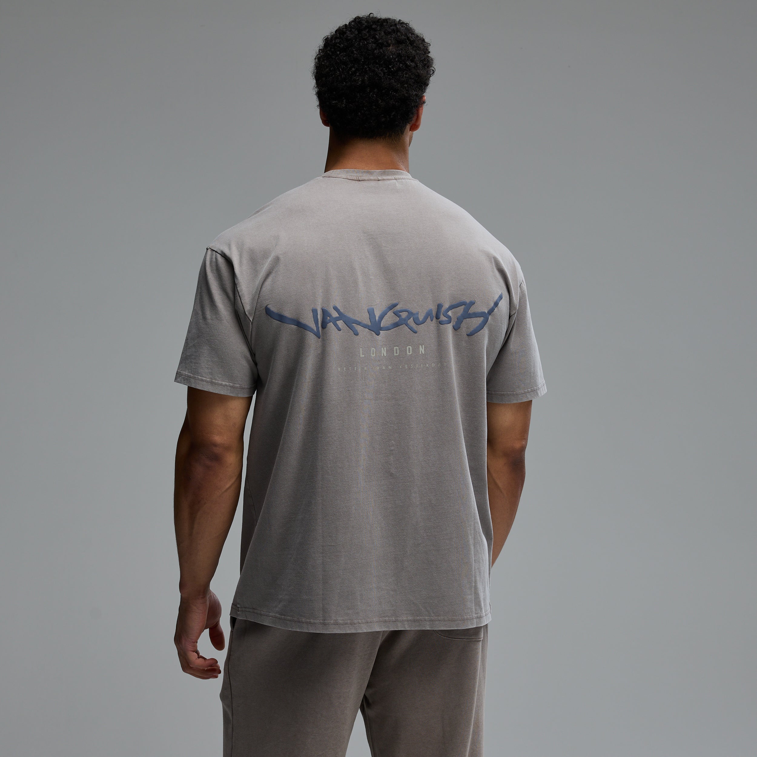 GRAFFITI WASHED MUSHROOM OVERSIZED T SHIRT