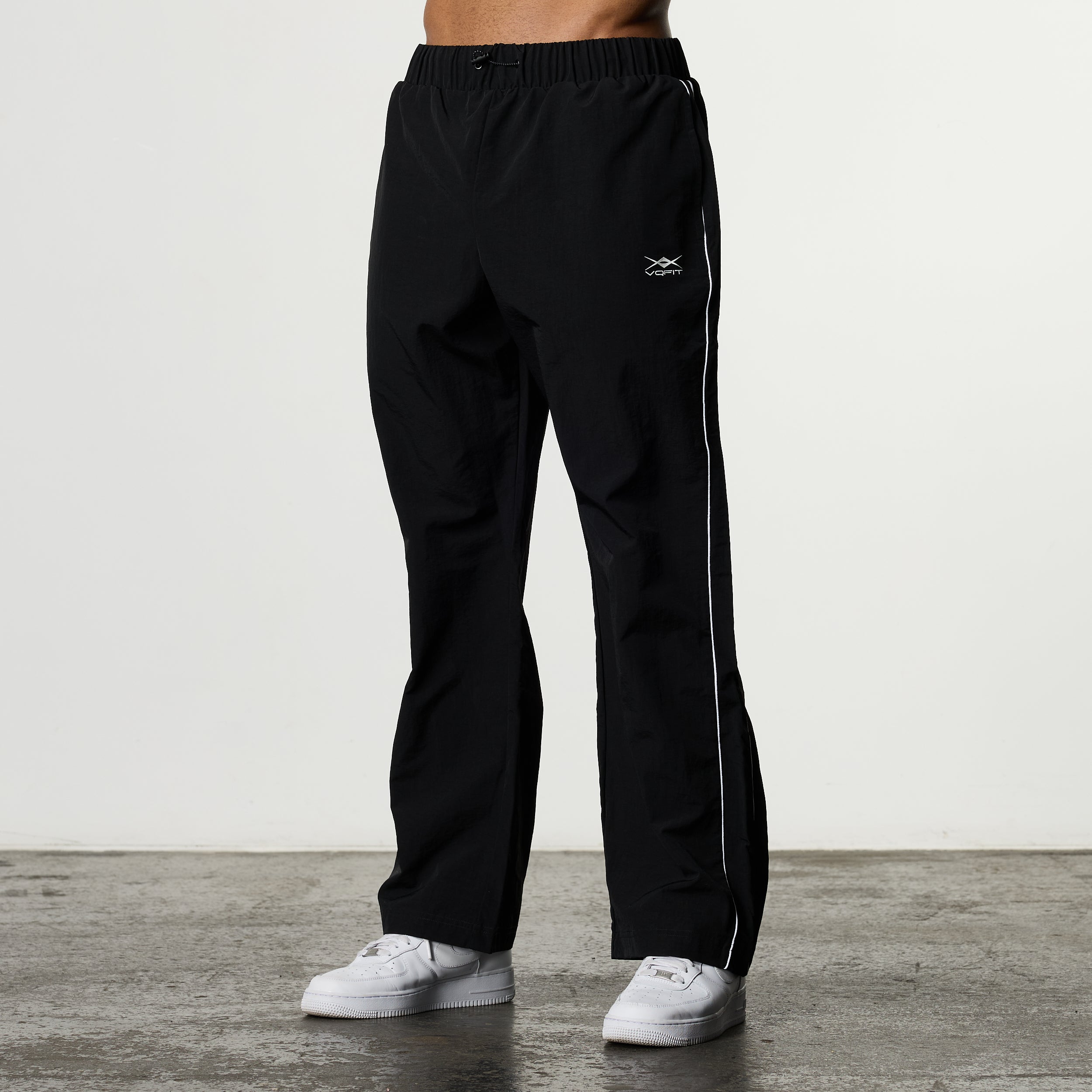 NYLON TRACKSUIT BLACK PANTS