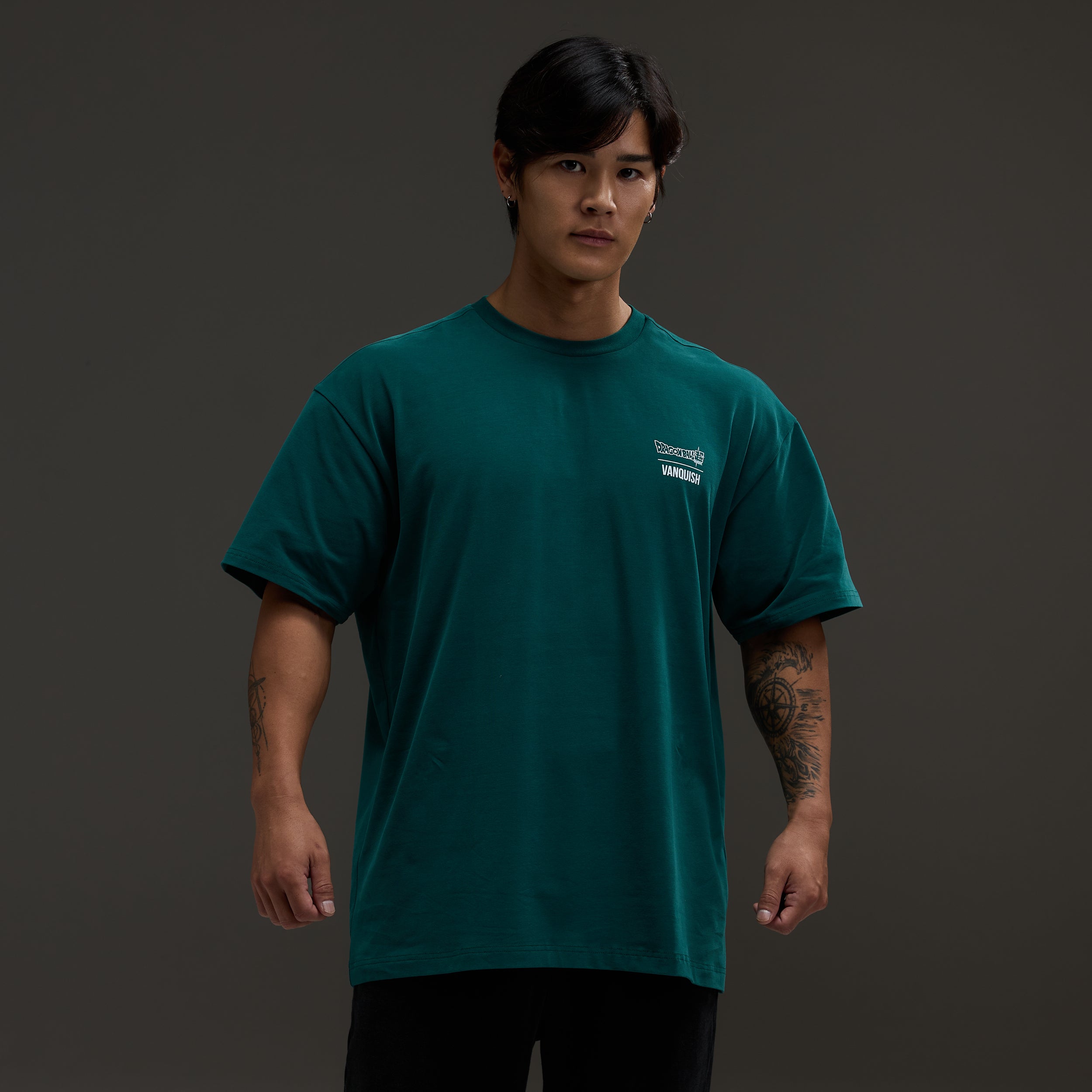 Vanquish DBS Beerus Green Oversized T Shirt