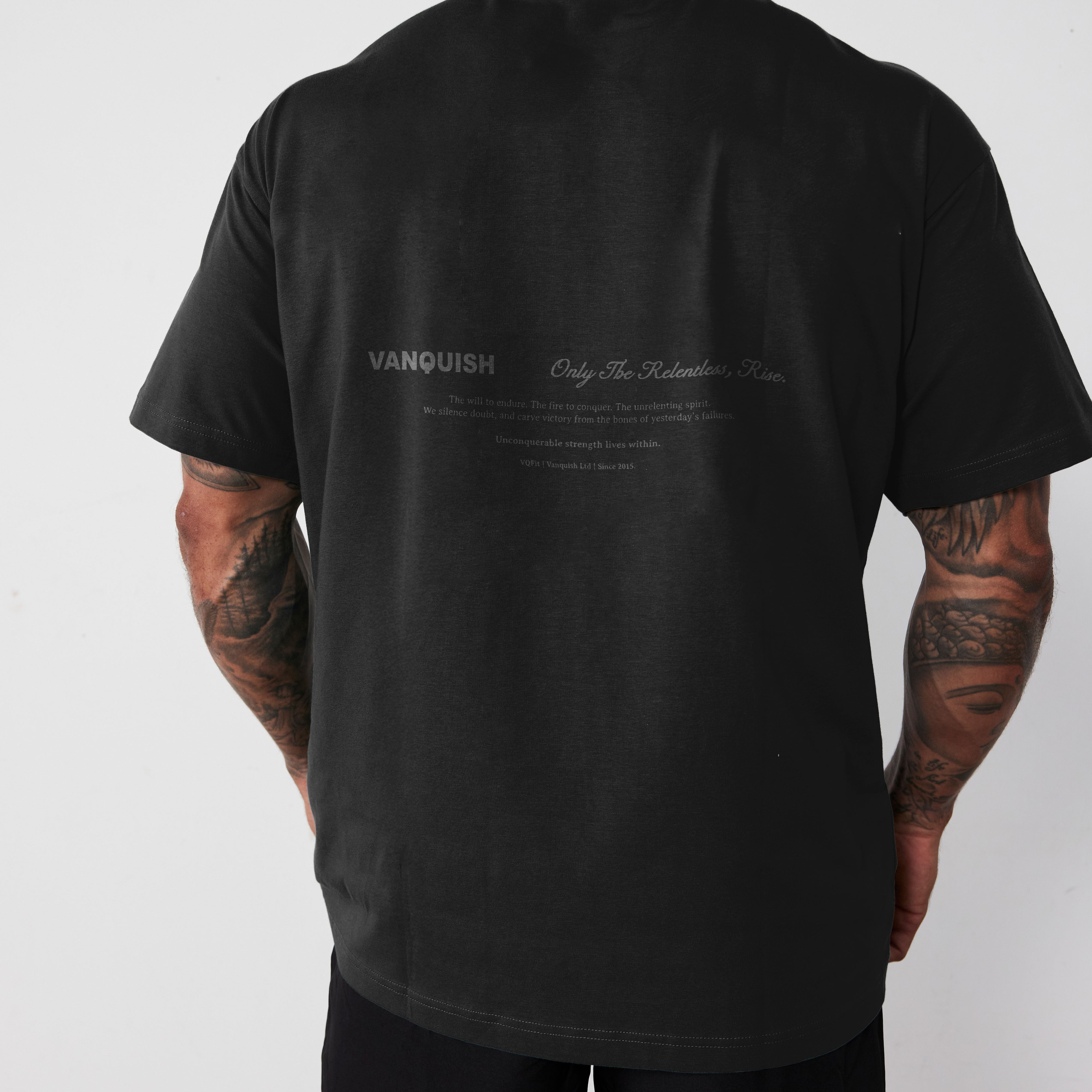 Vanquish Revolve Saints Black Oversized T Shirt