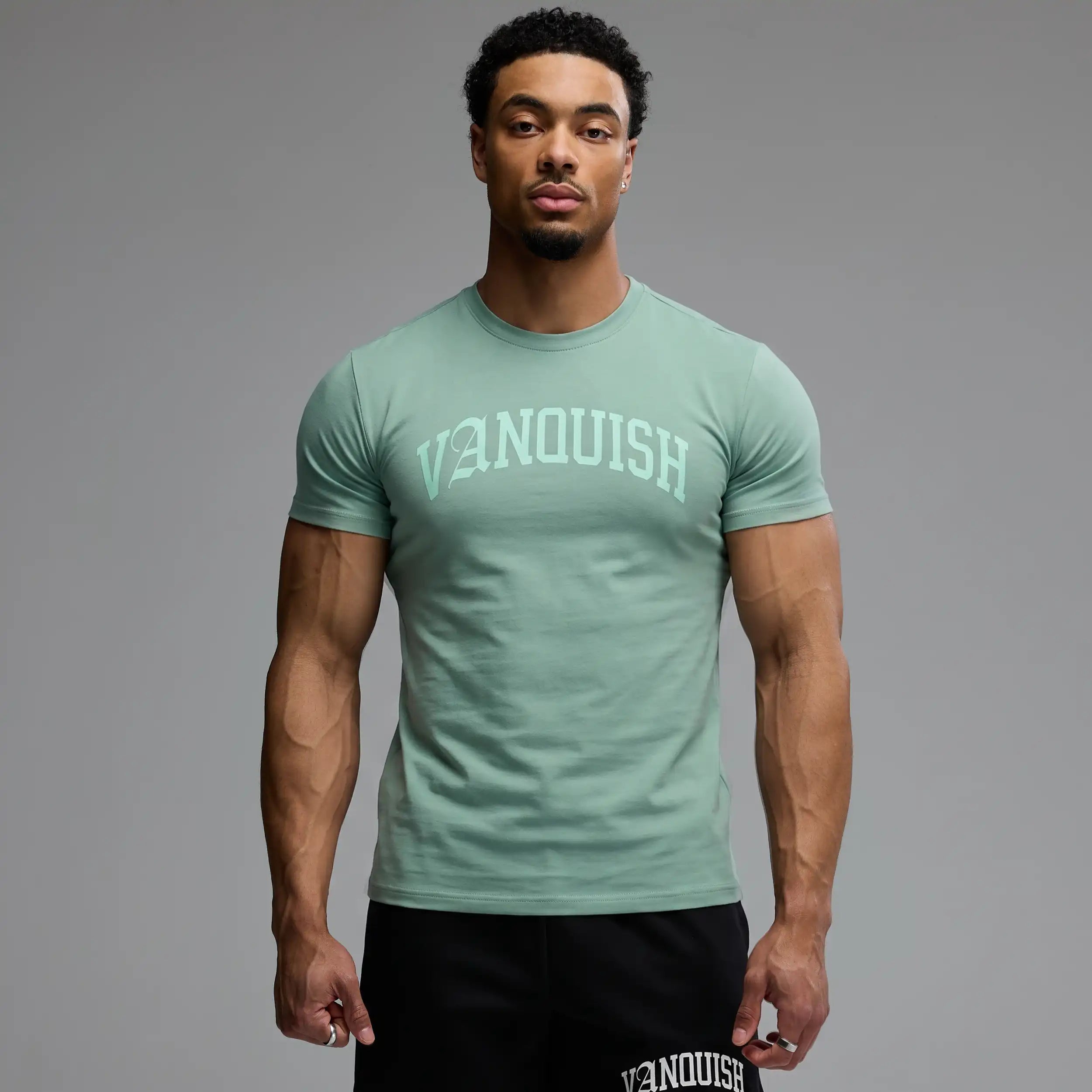 EVOLVE ARCH PASTEL MINT SLIM FIT T SHIRT